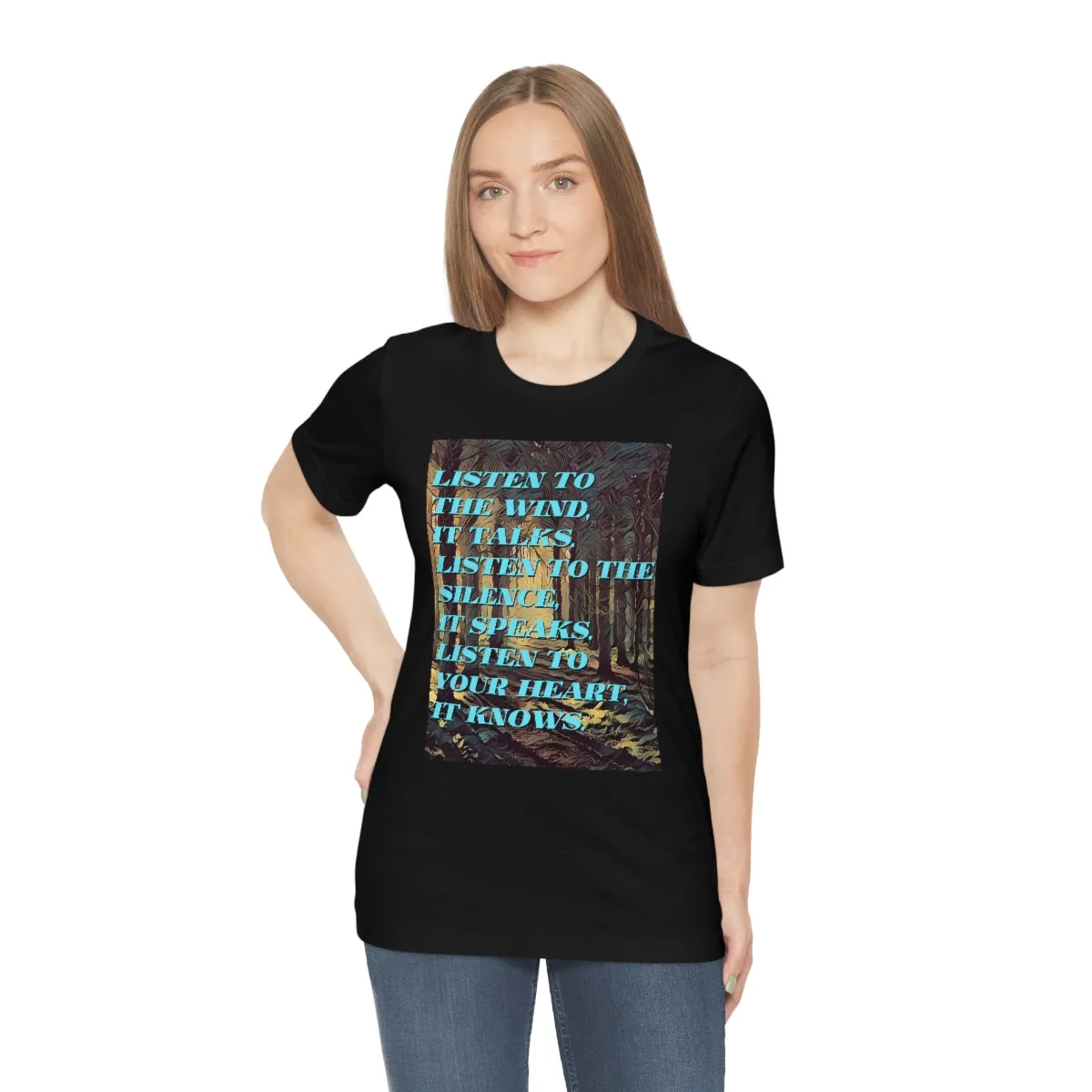Listen to the Wind, it Talks Short Sleeve Tee