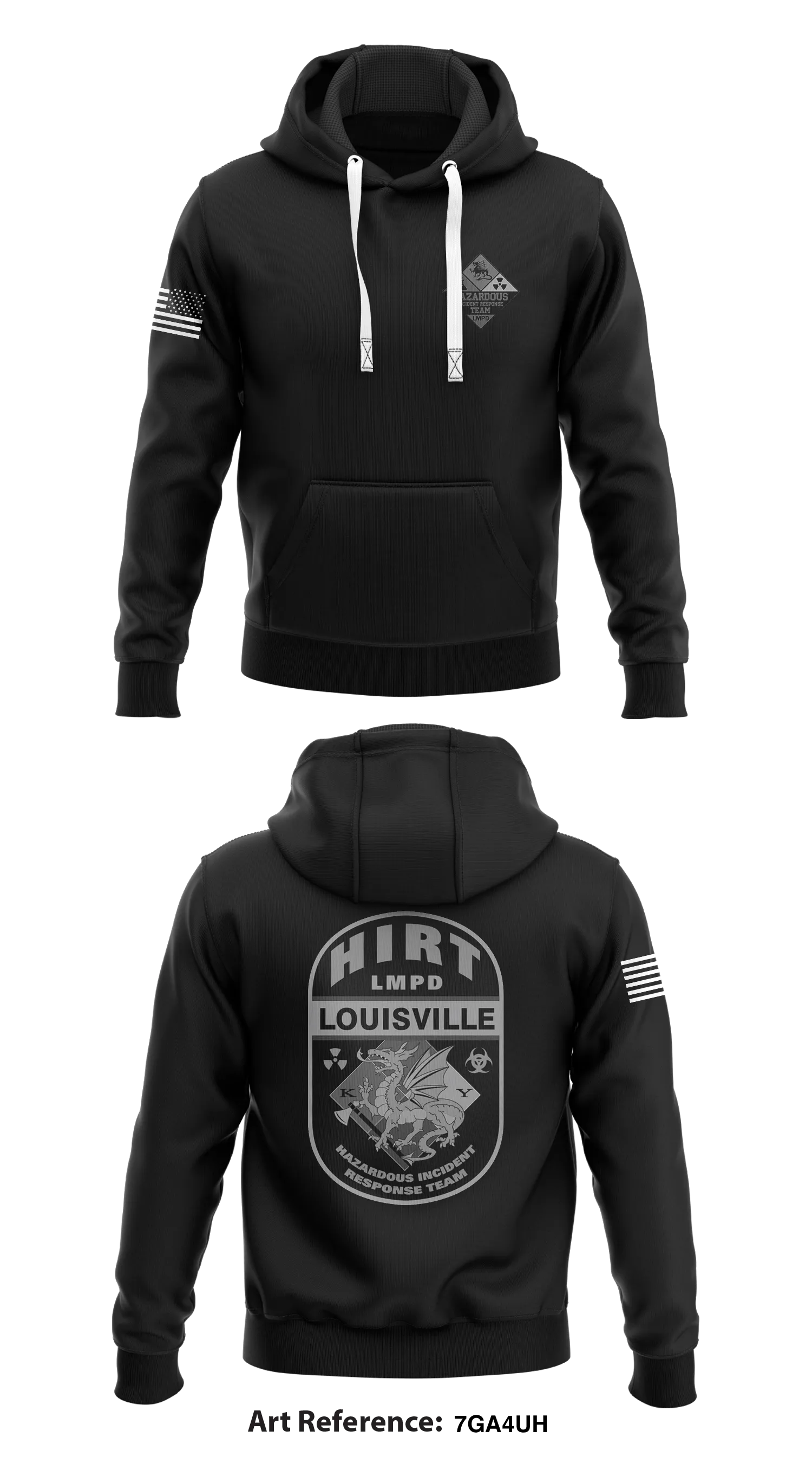 LMPD HIRT TEAM Store 1  Core Men's Hooded Performance Sweatshirt - 7gA4uH