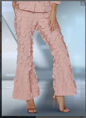 Love The Queen 17530 1PC Pants Exclusive Woven Stretch Fabric Designed With Round