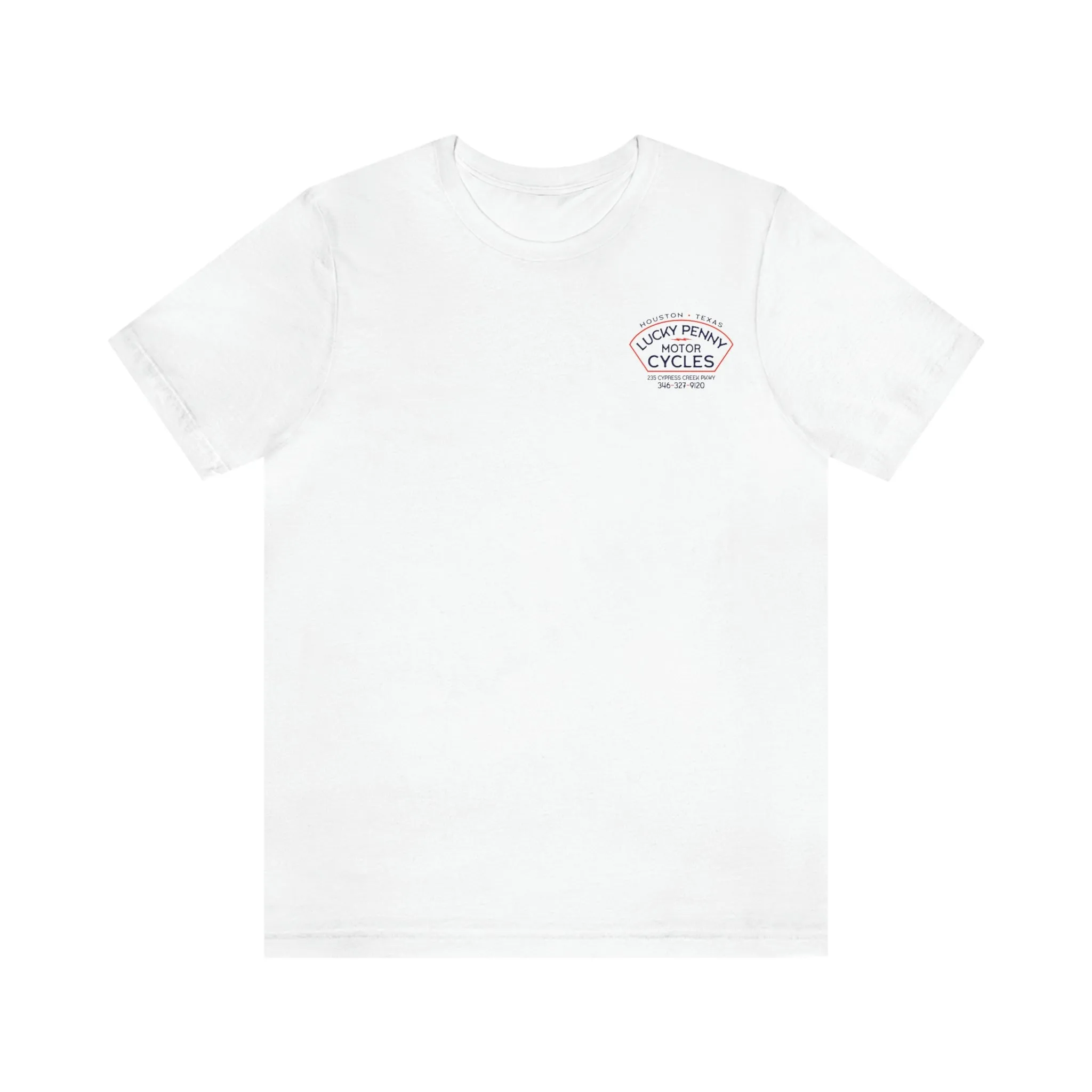 Lucky Penny Cycles Houston Shield Teams T-Shirt