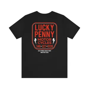 Lucky Penny Cycles Houston Shield Teams T-Shirt