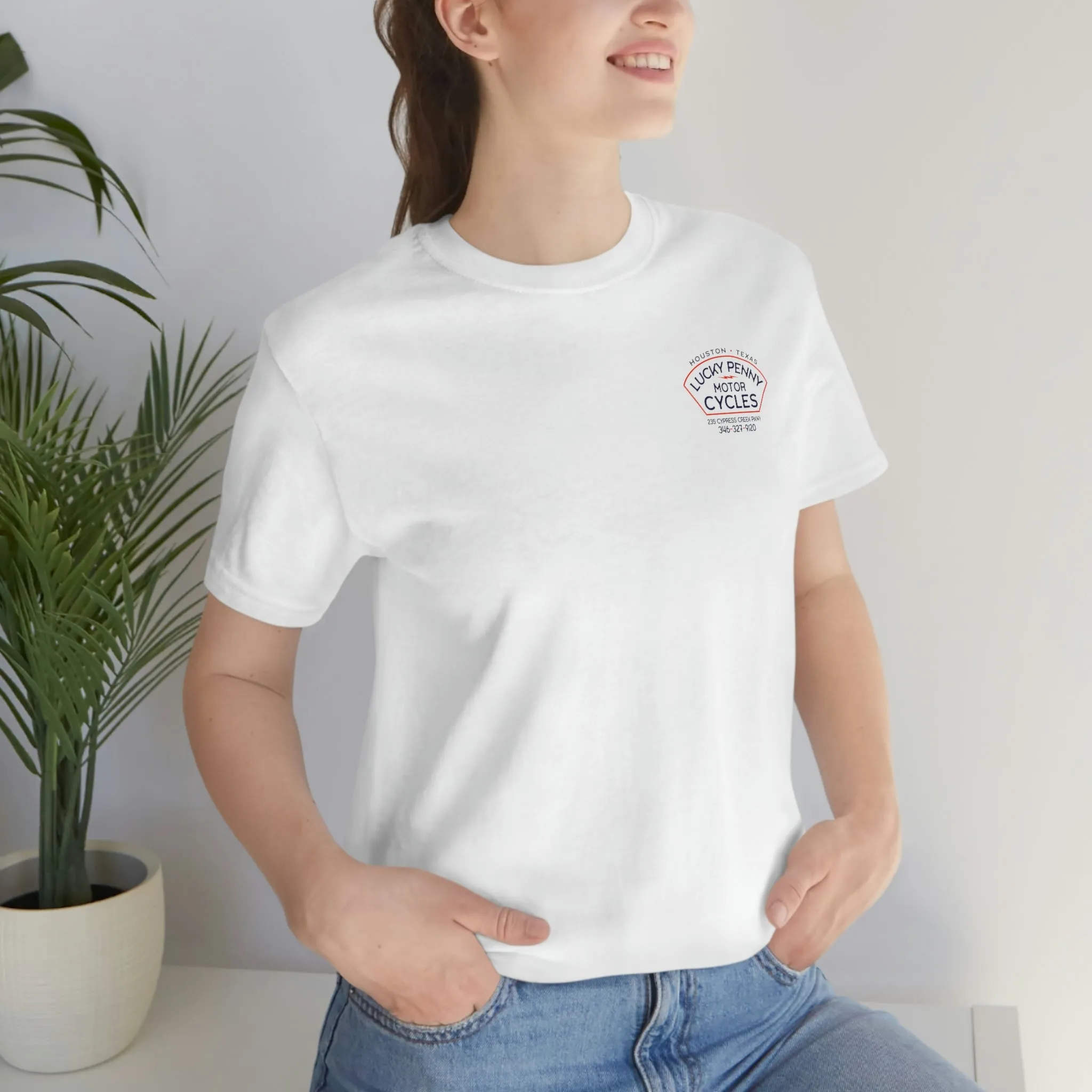 Lucky Penny Cycles Houston Shield Teams T-Shirt
