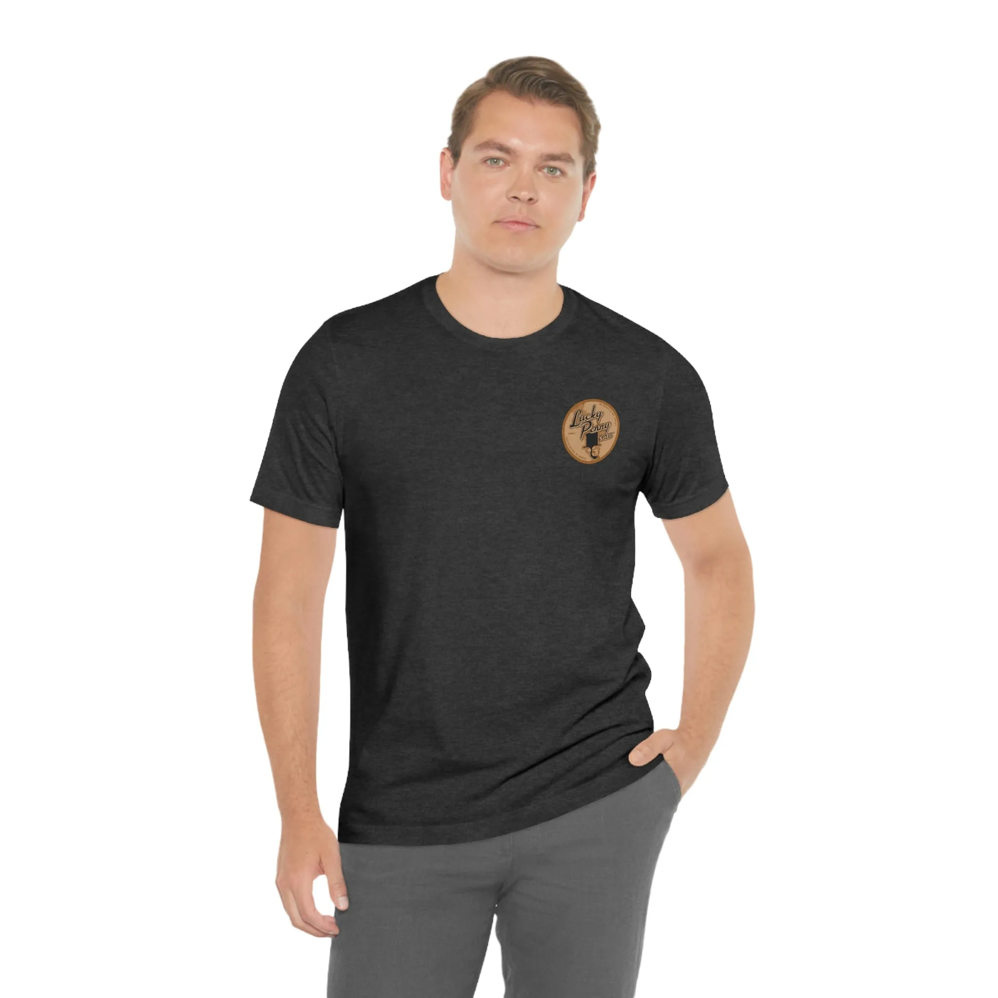 Lucky Penny Cycles Vintage Copper Shield T-Shirt