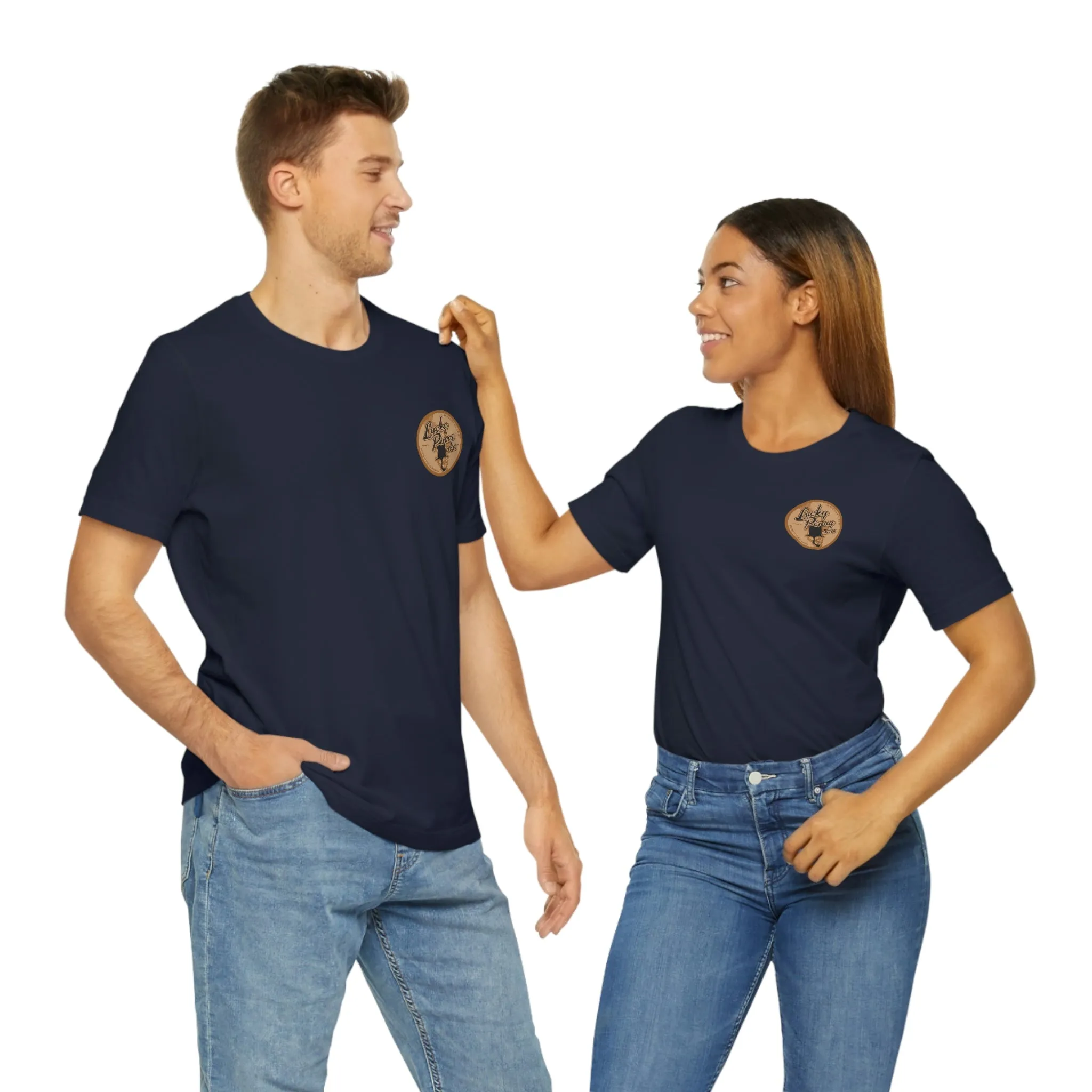 Lucky Penny Cycles Vintage Copper Shield T-Shirt