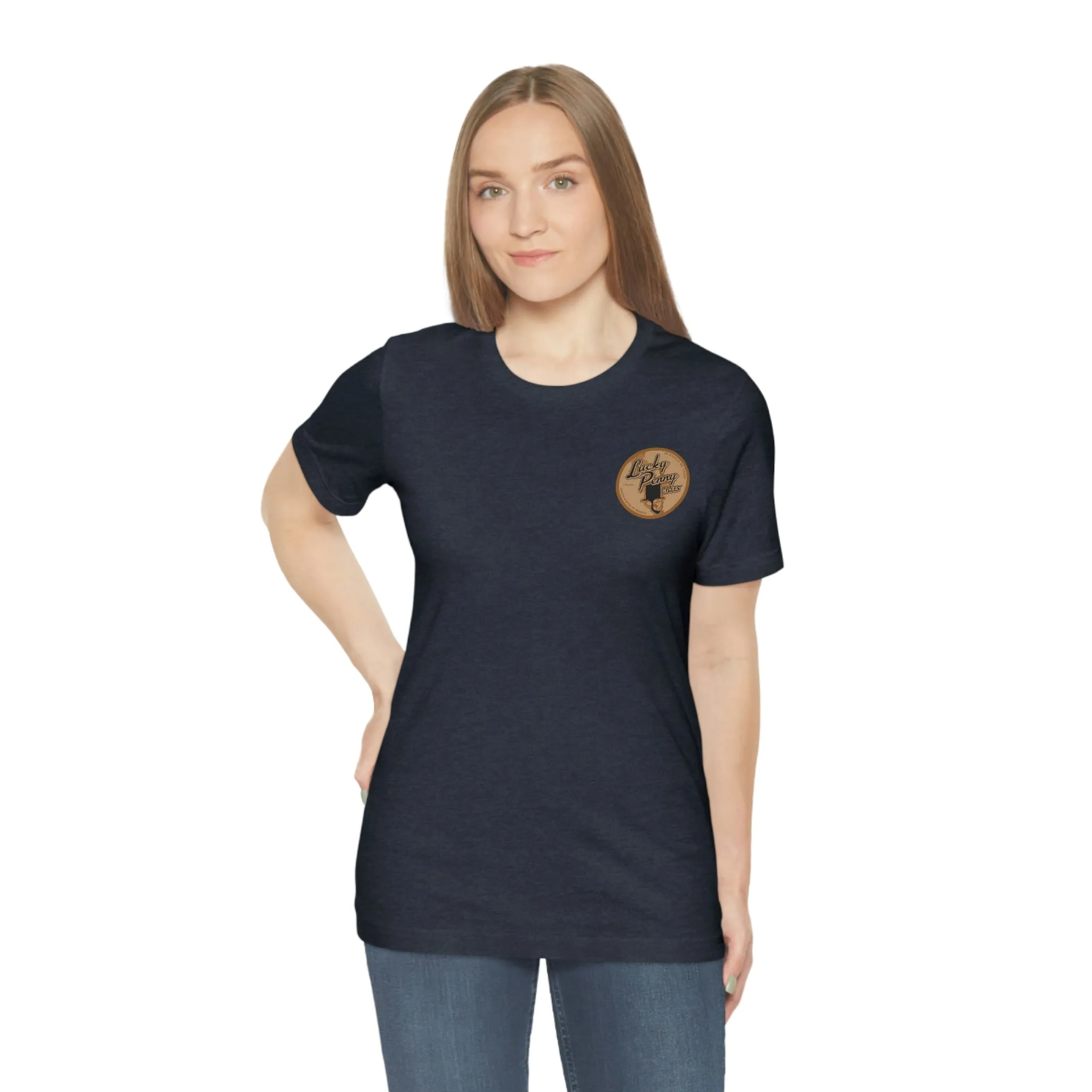 Lucky Penny Cycles Vintage Copper Shield T-Shirt