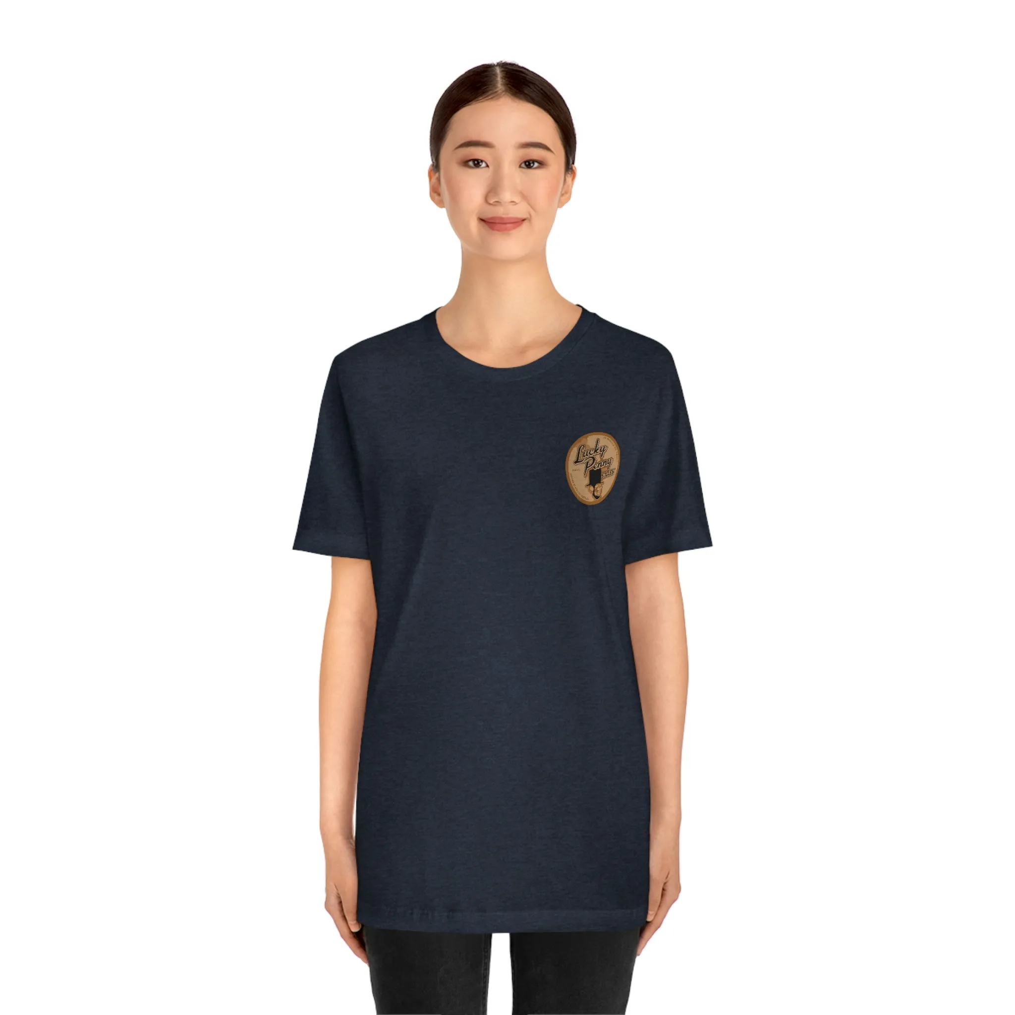 Lucky Penny Cycles Vintage Copper Shield T-Shirt