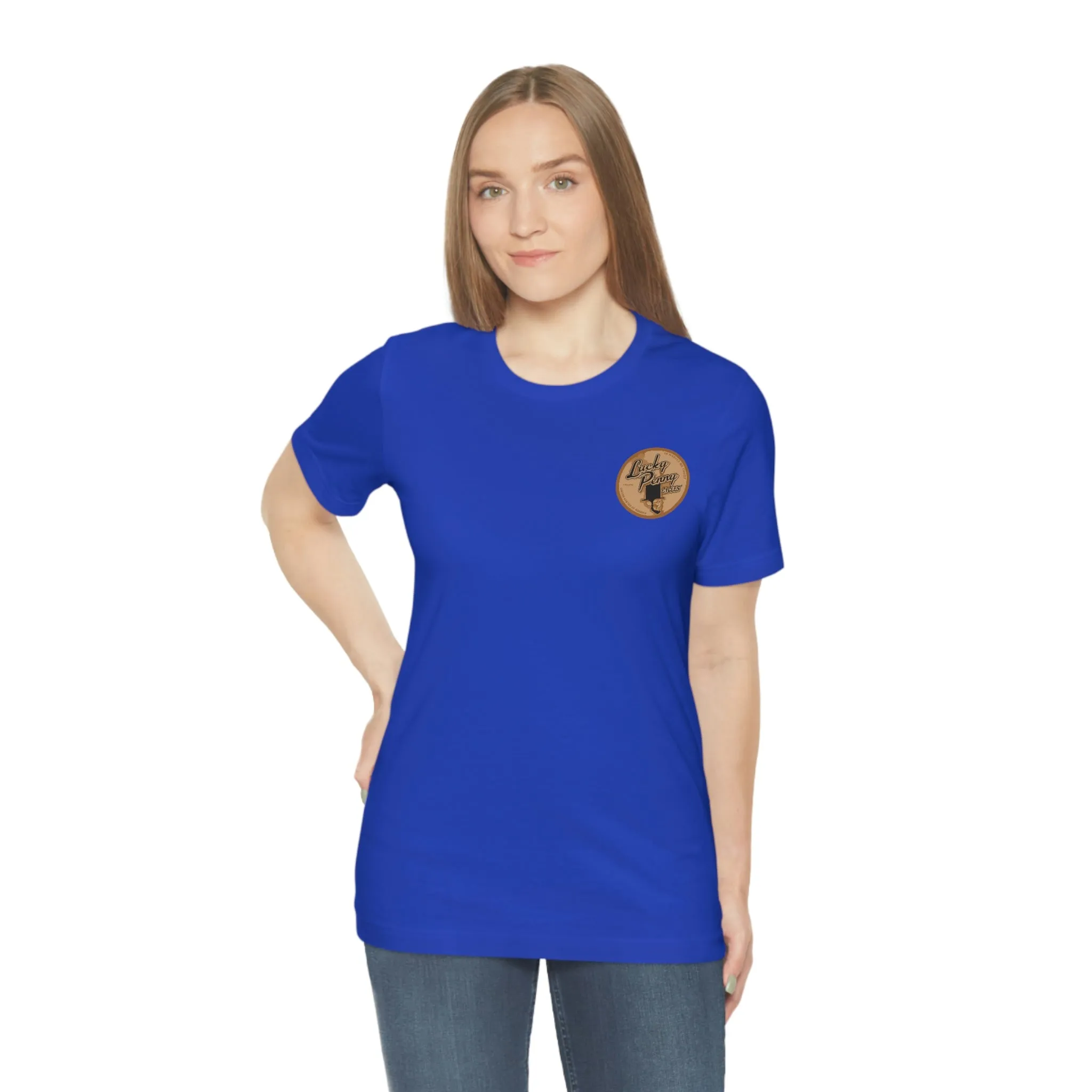 Lucky Penny Cycles Vintage Copper Shield T-Shirt