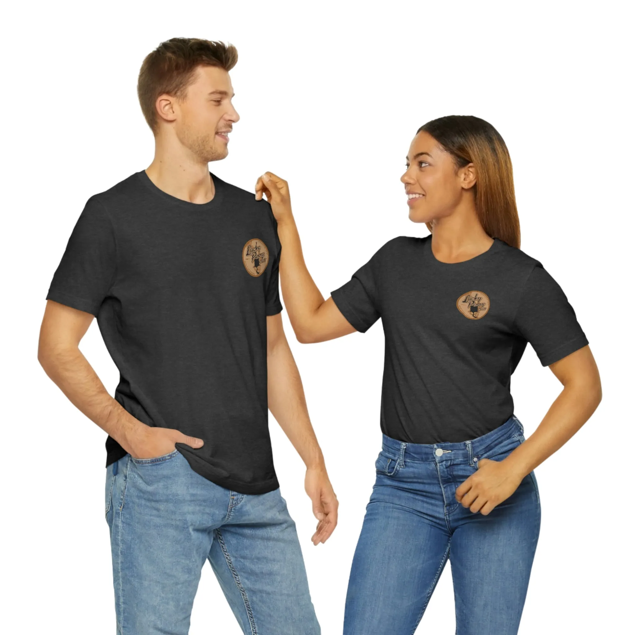 Lucky Penny Cycles Vintage Copper Shield T-Shirt