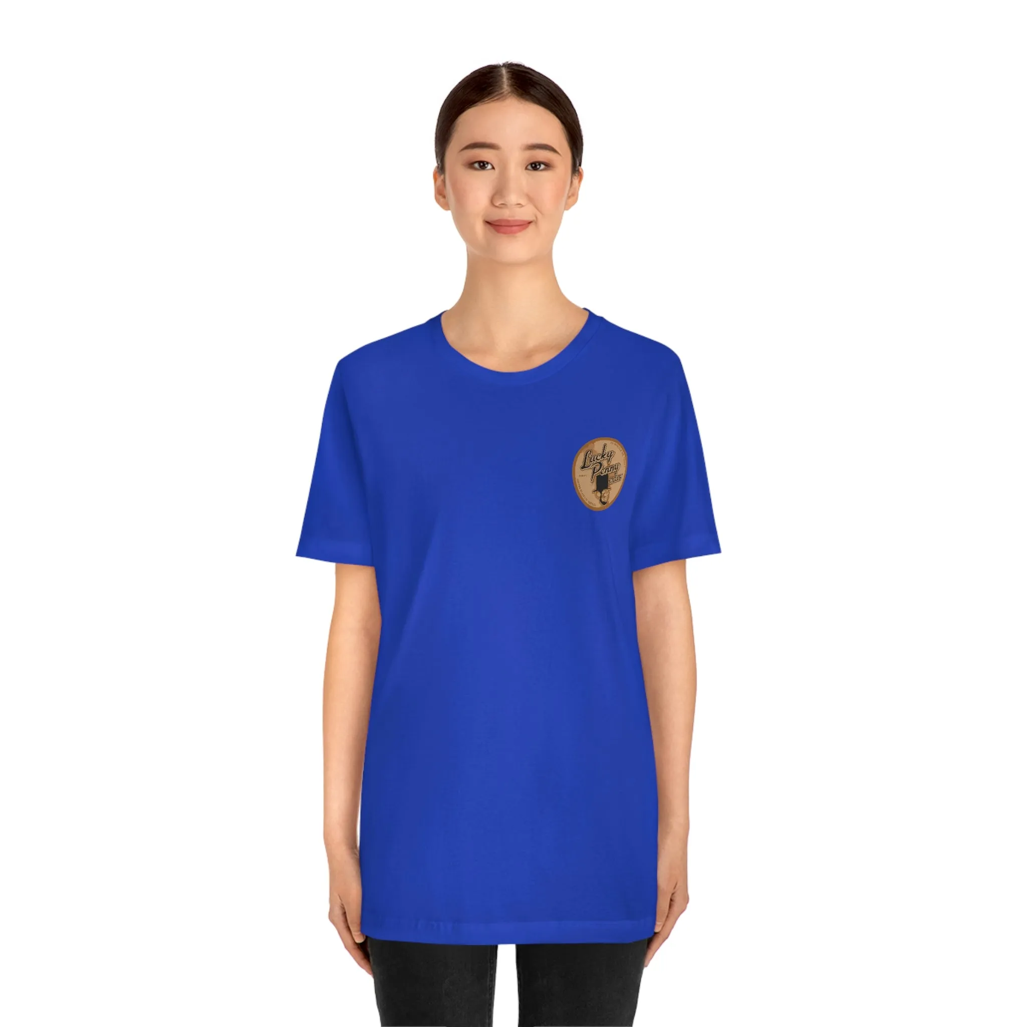 Lucky Penny Cycles Vintage Copper Shield T-Shirt