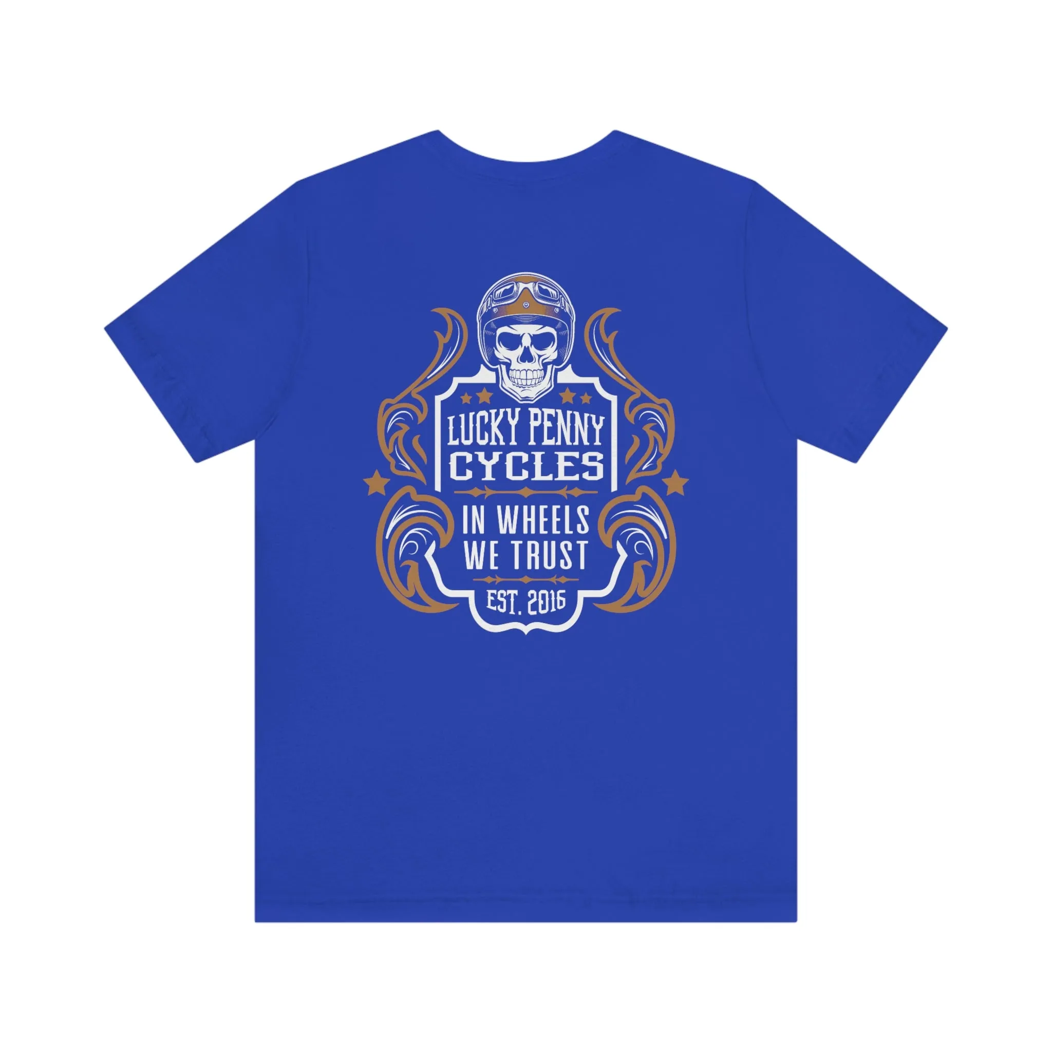 Lucky Penny Cycles Vintage Copper Shield T-Shirt