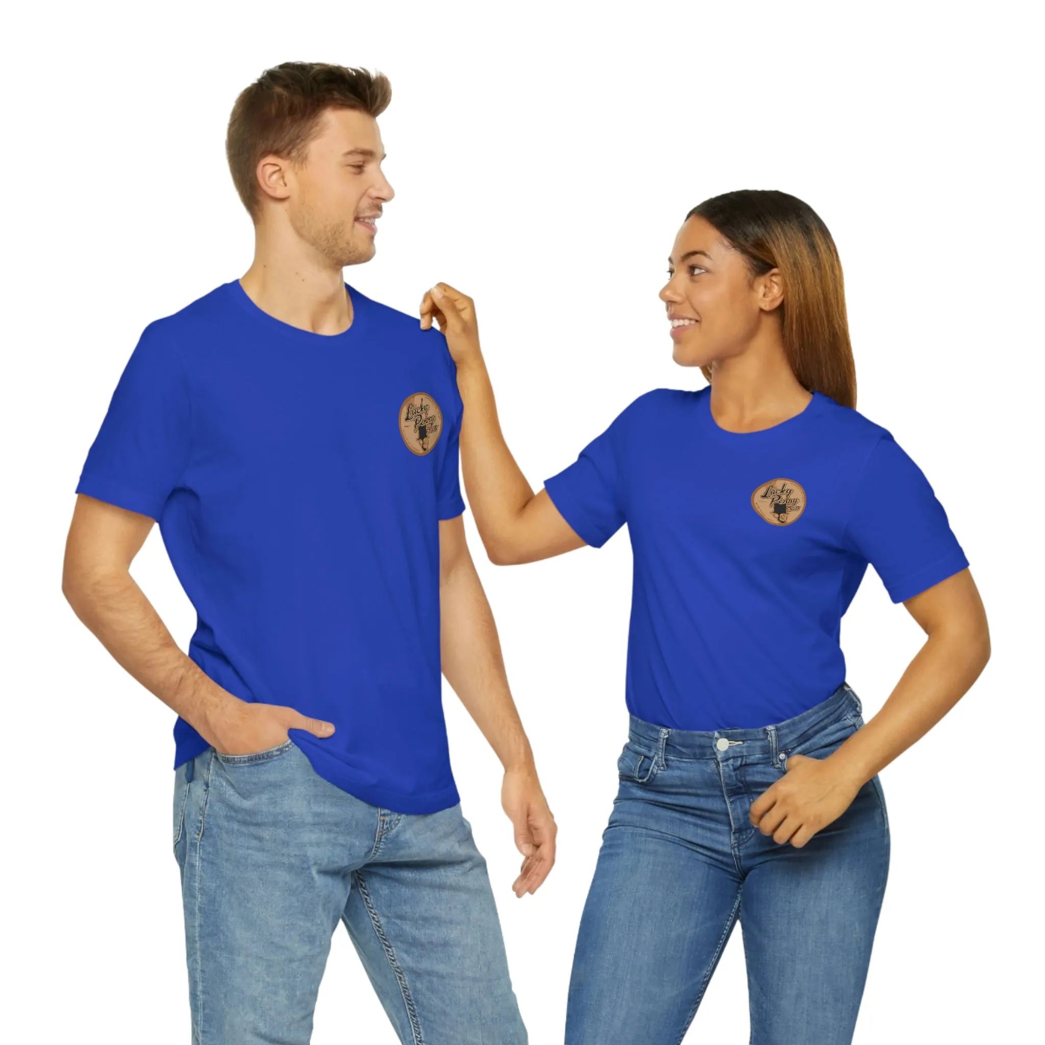 Lucky Penny Cycles Vintage Copper Shield T-Shirt