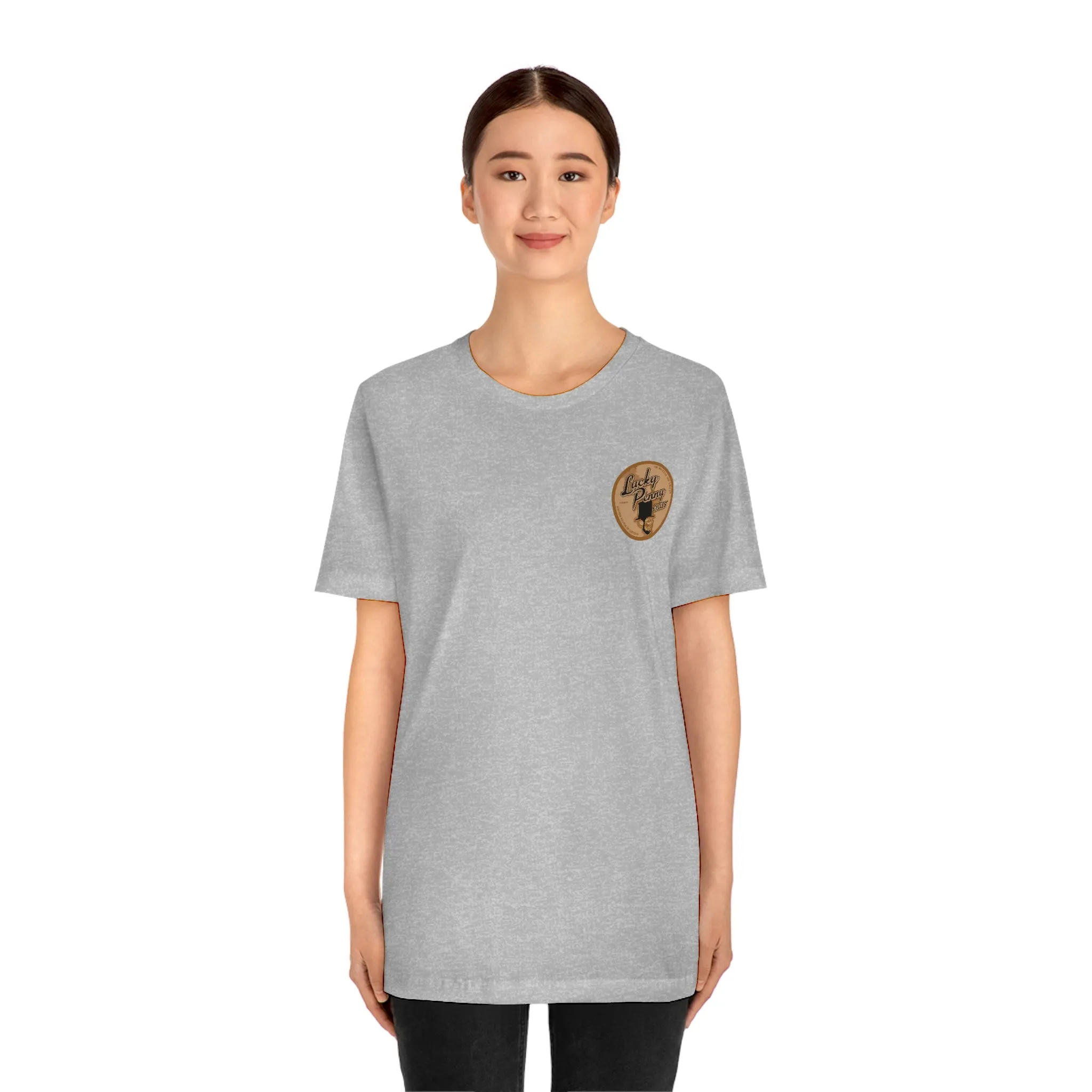 Lucky Penny Cycles Vintage Copper Shield T-Shirt
