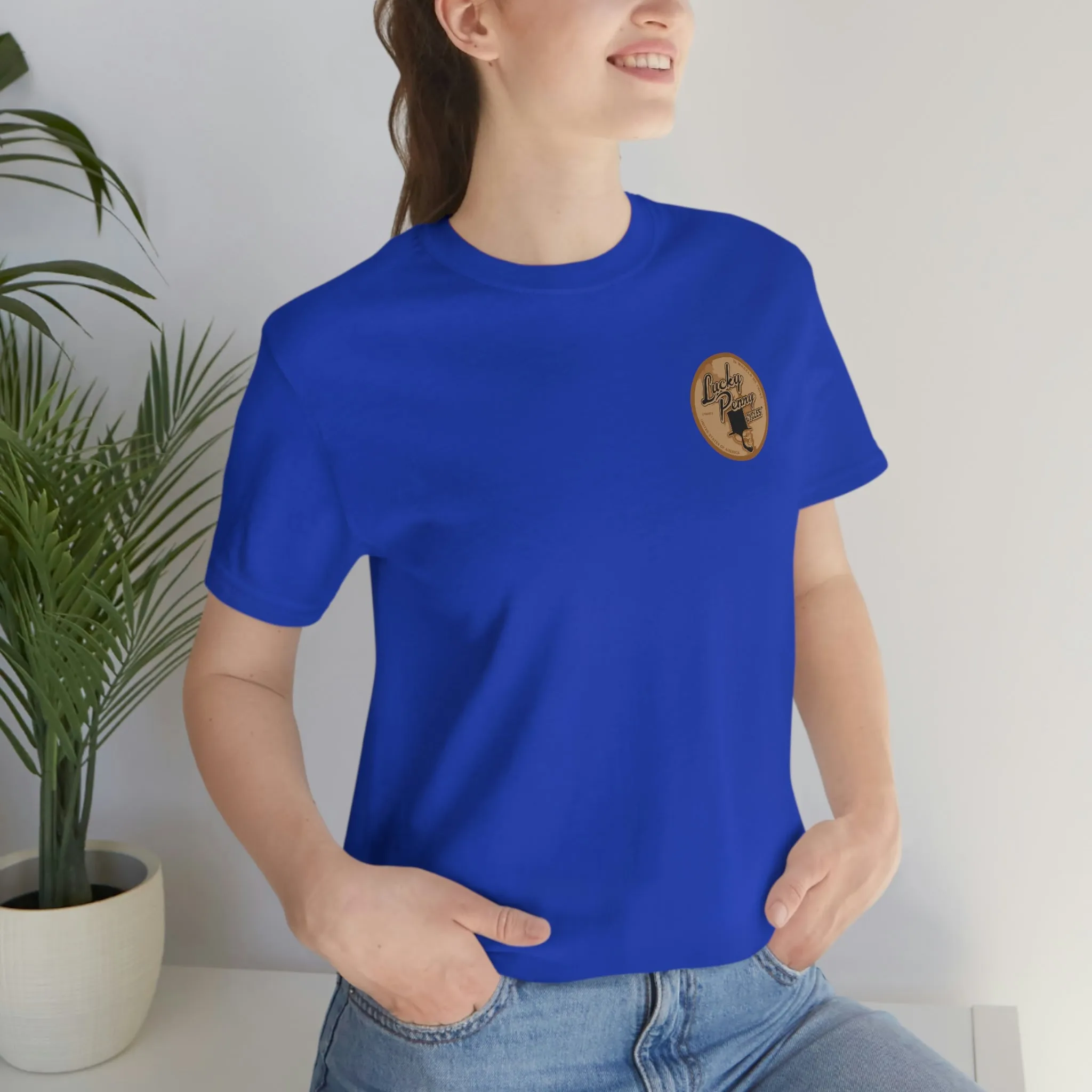 Lucky Penny Cycles Vintage Copper Shield T-Shirt