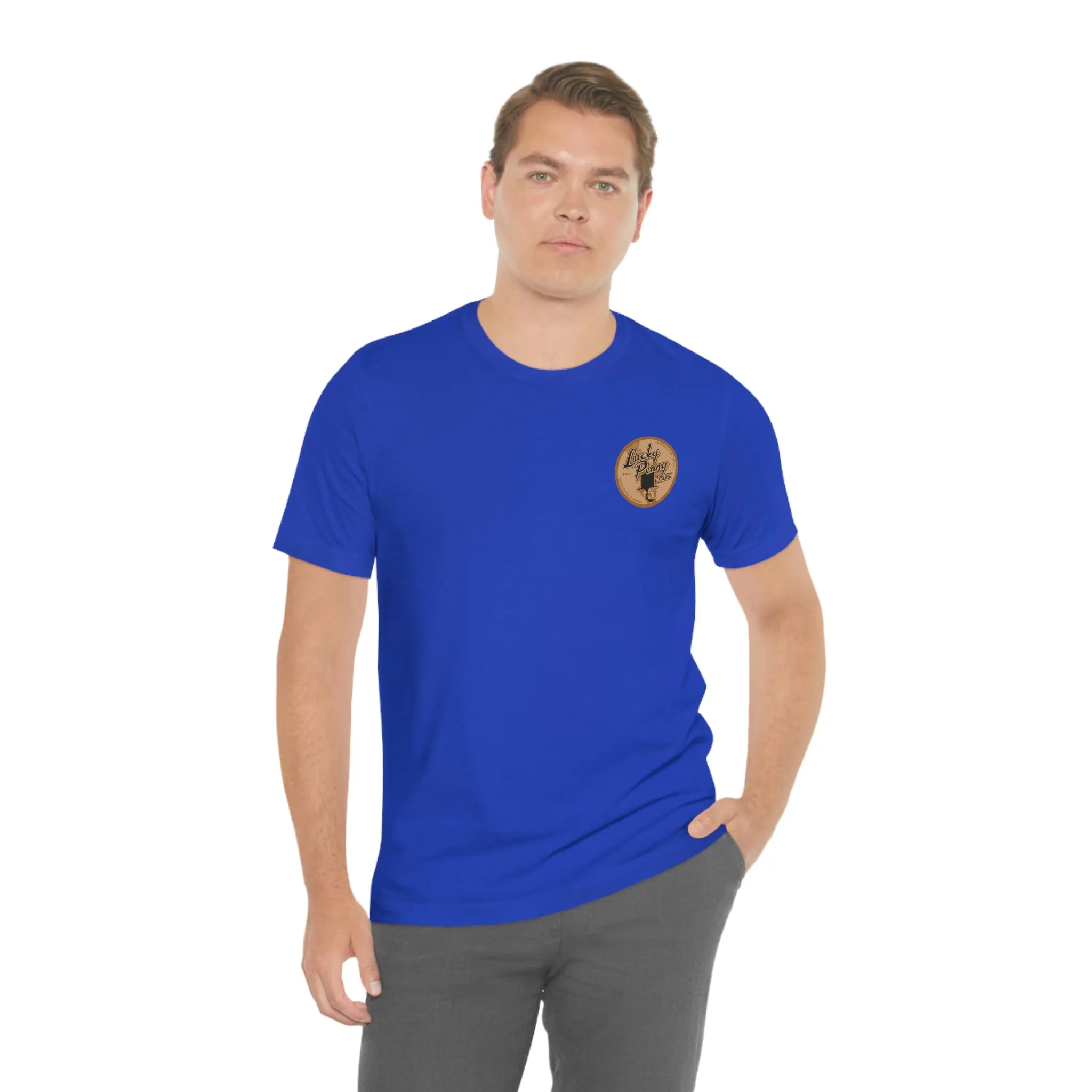 Lucky Penny Cycles Vintage Copper Shield T-Shirt