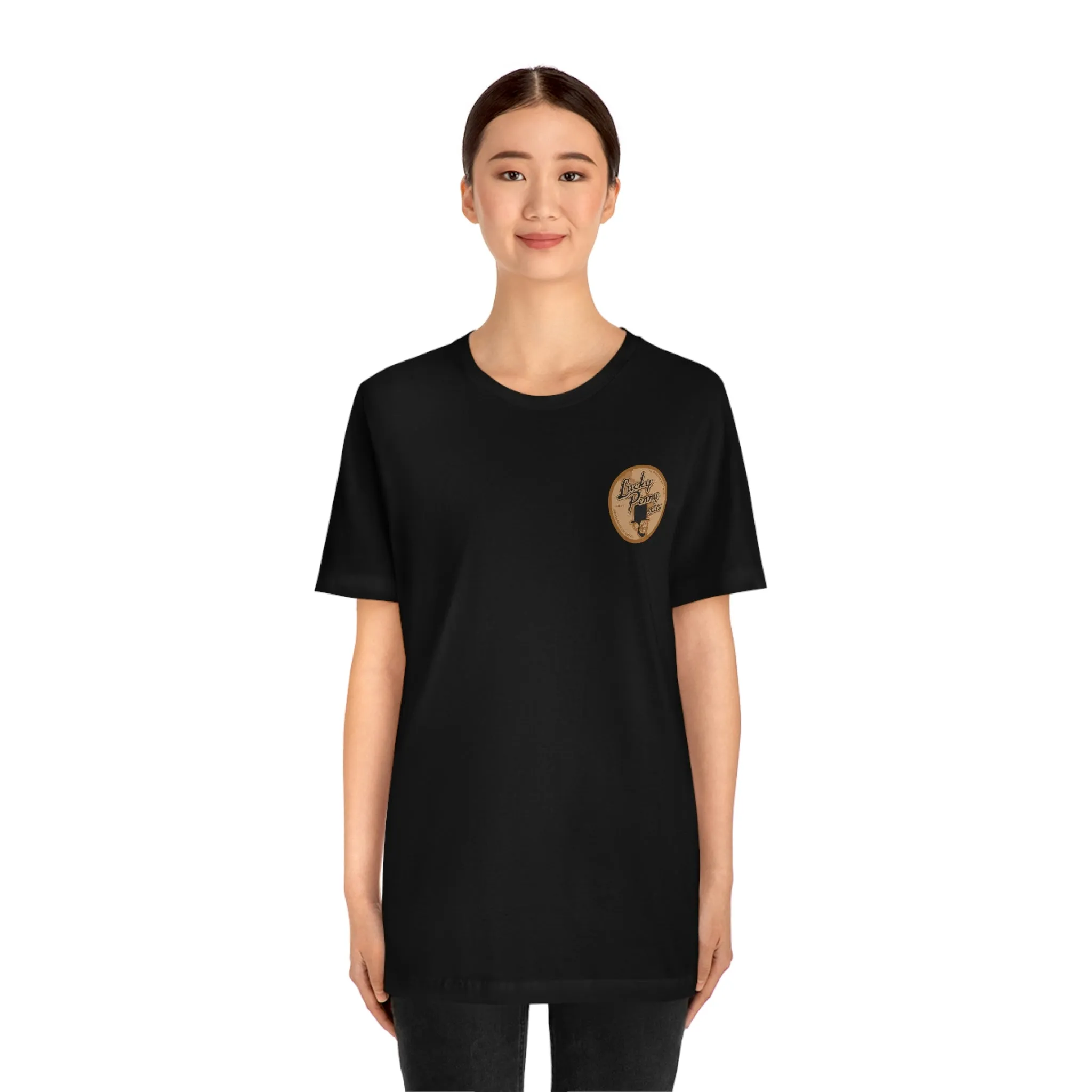 Lucky Penny Cycles Vintage Copper Shield T-Shirt