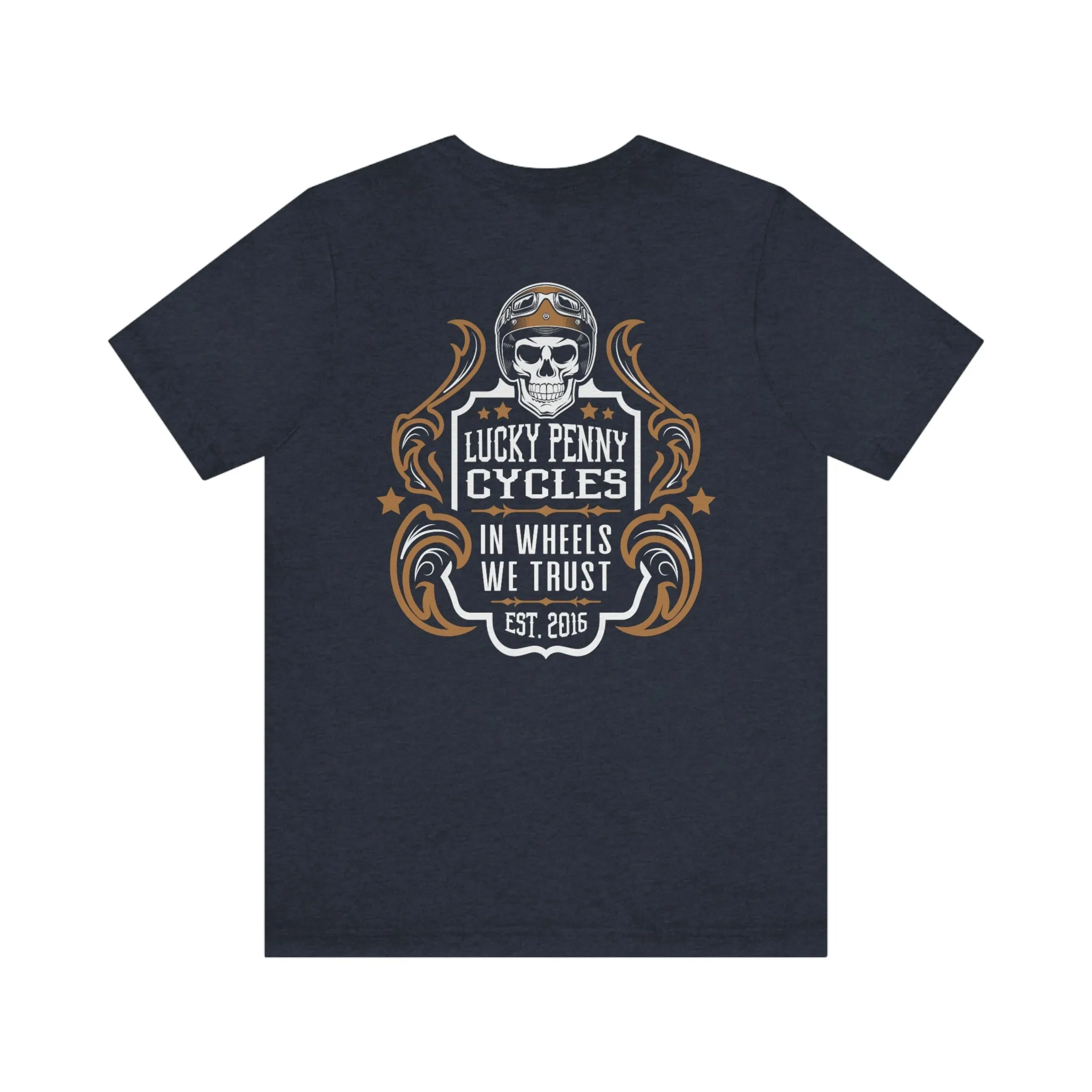 Lucky Penny Cycles Vintage Copper Shield T-Shirt