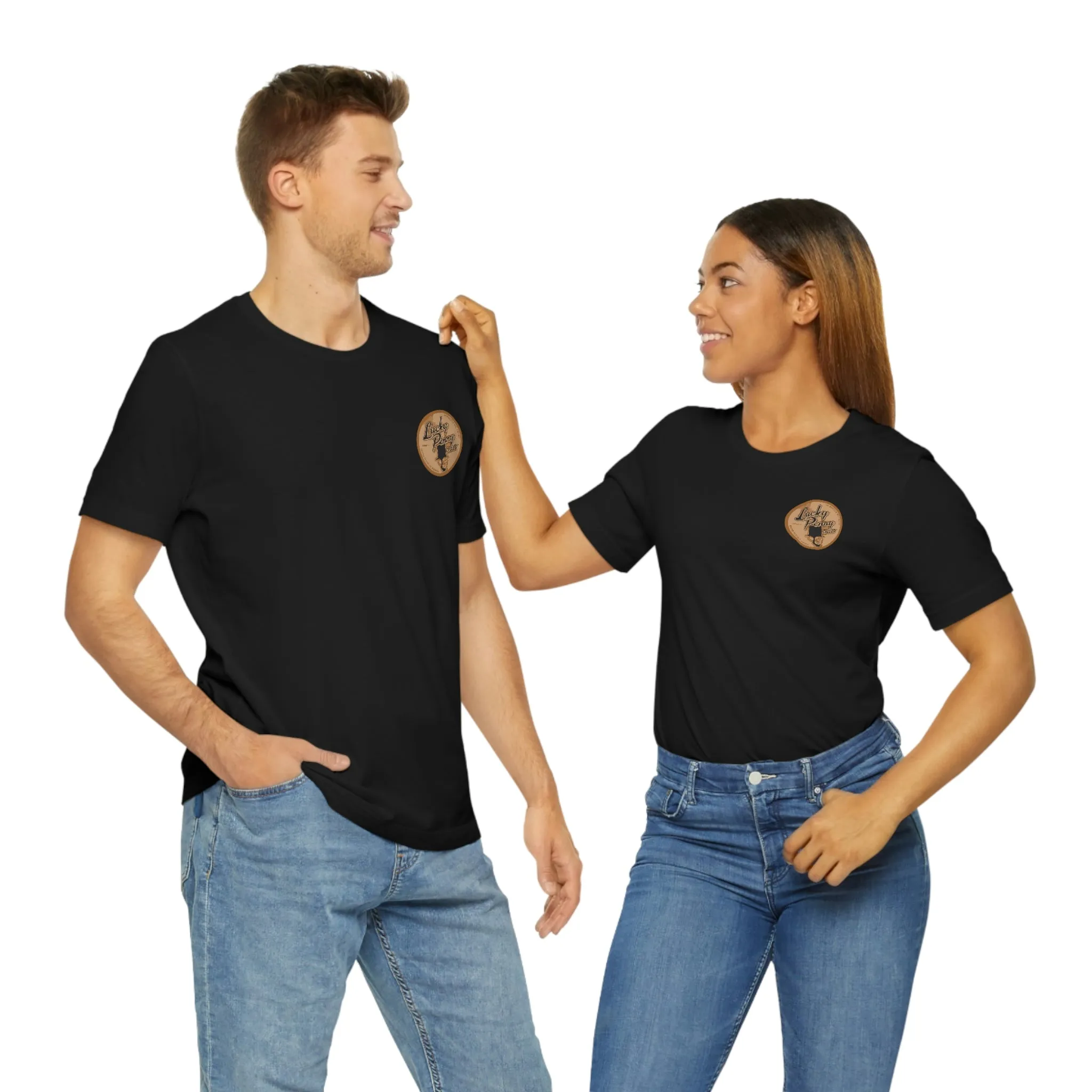 Lucky Penny Cycles Vintage Copper Shield T-Shirt