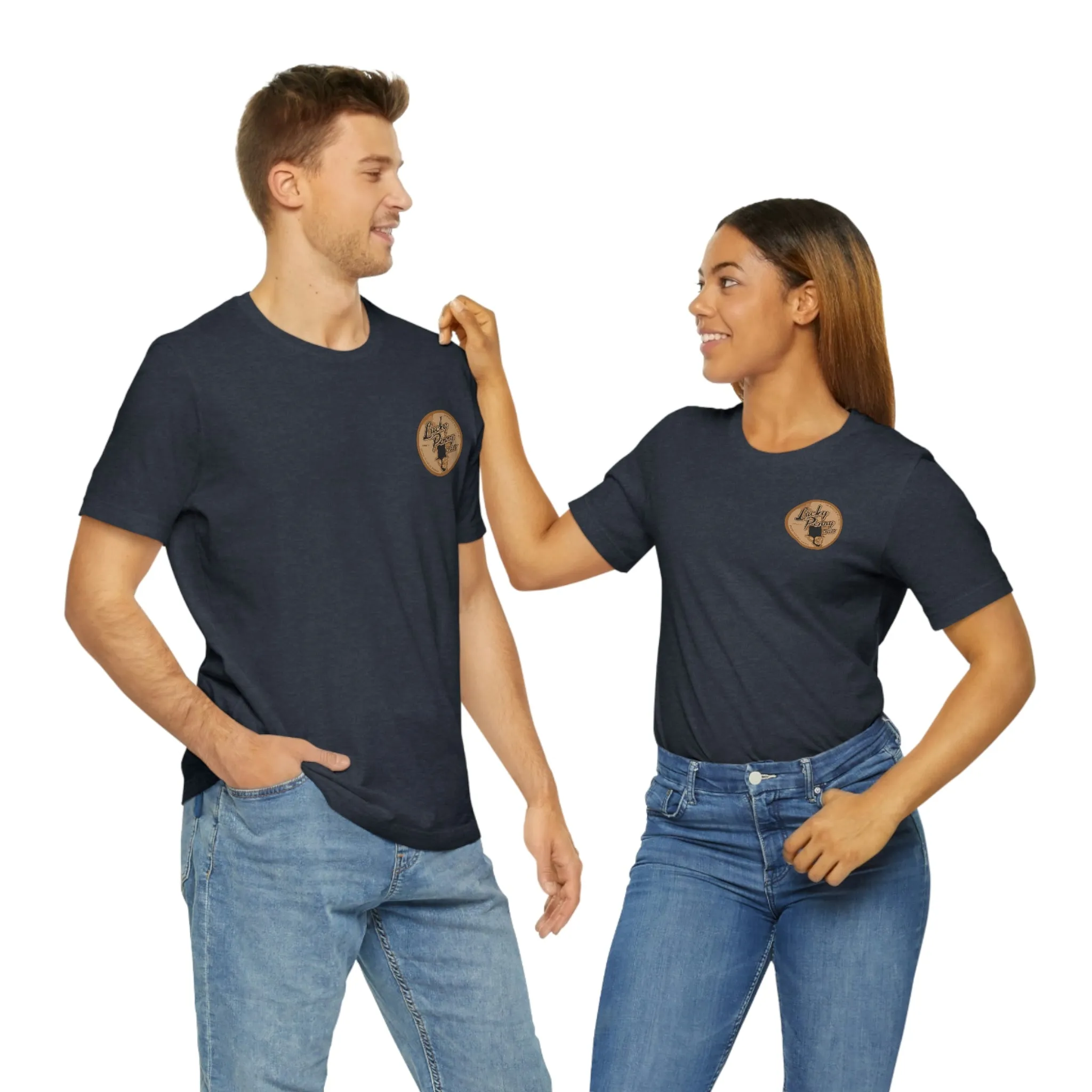 Lucky Penny Cycles Vintage Copper Shield T-Shirt