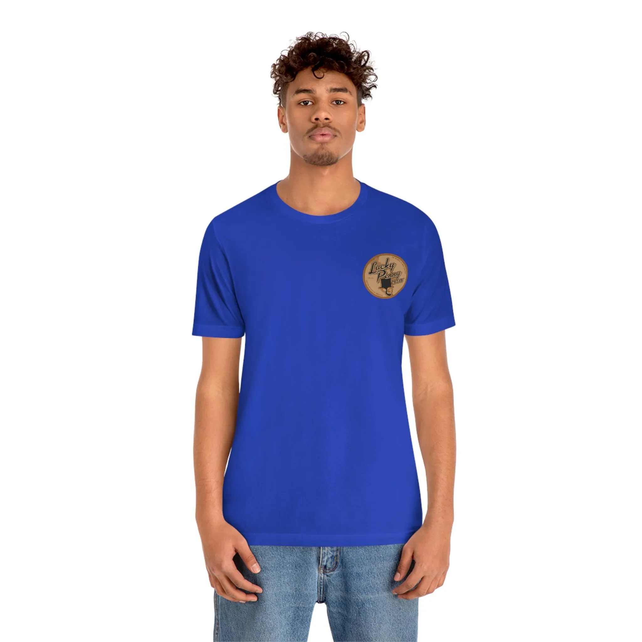 Lucky Penny Cycles Vintage Copper Shield T-Shirt