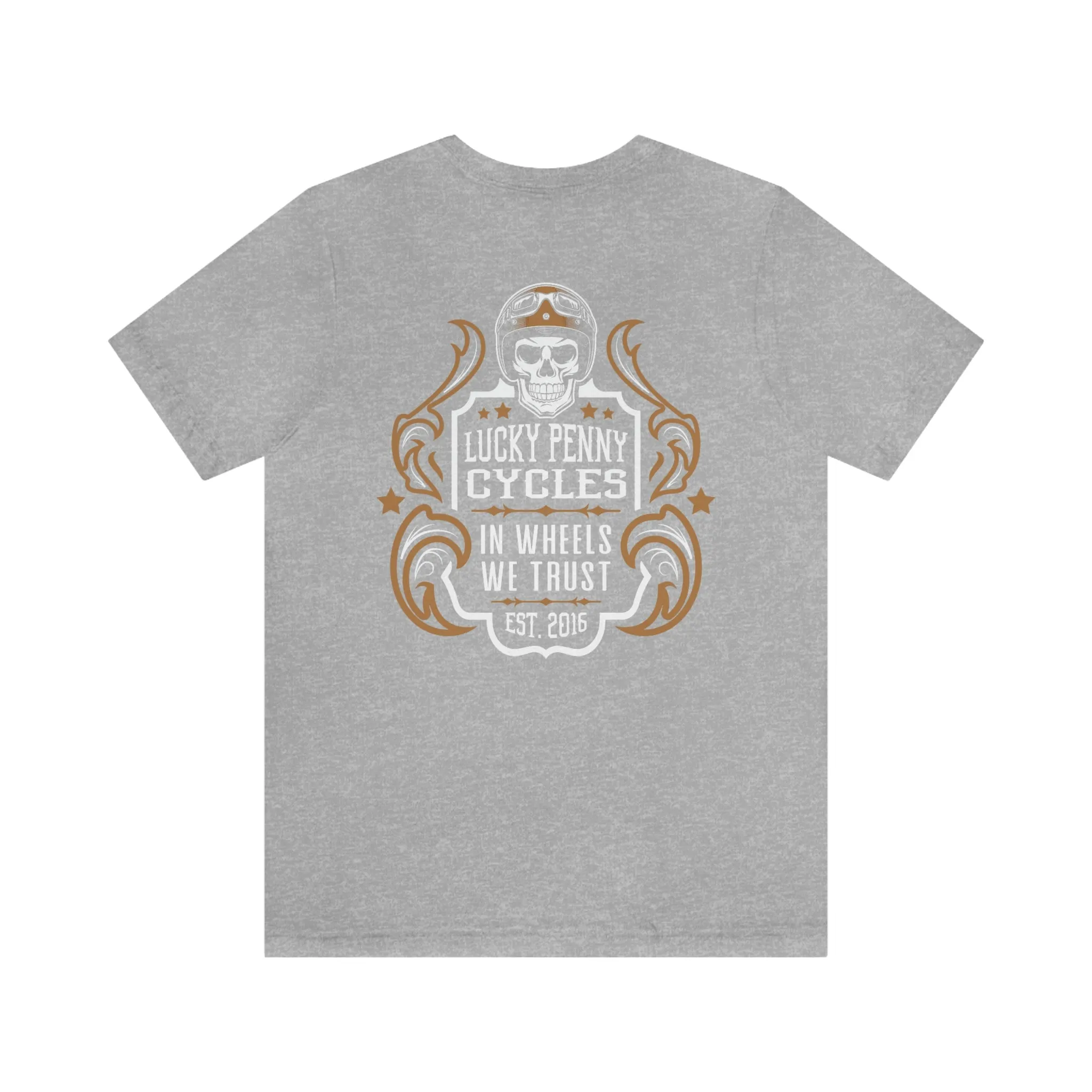 Lucky Penny Cycles Vintage Copper Shield T-Shirt