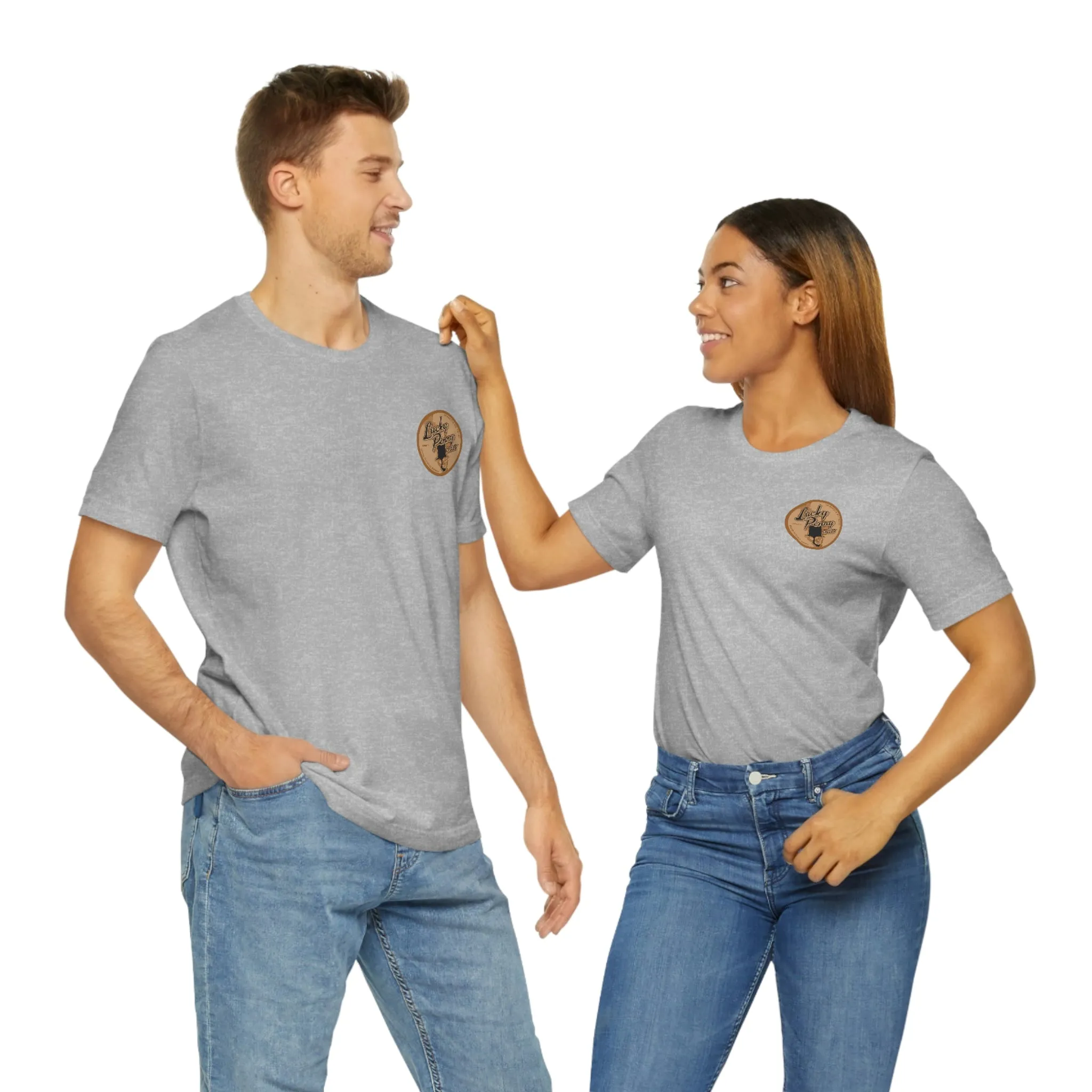 Lucky Penny Cycles Vintage Copper Shield T-Shirt