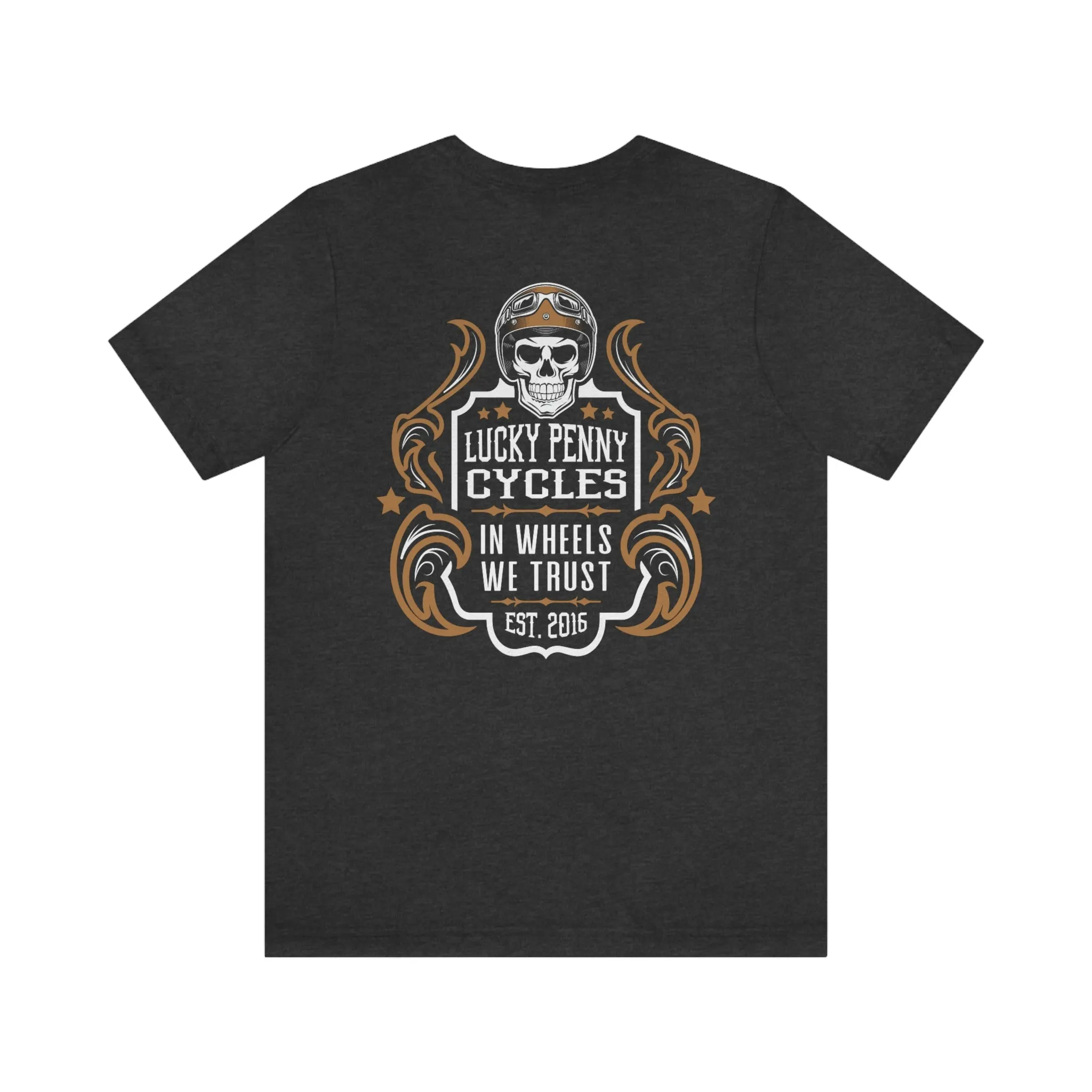 Lucky Penny Cycles Vintage Copper Shield T-Shirt