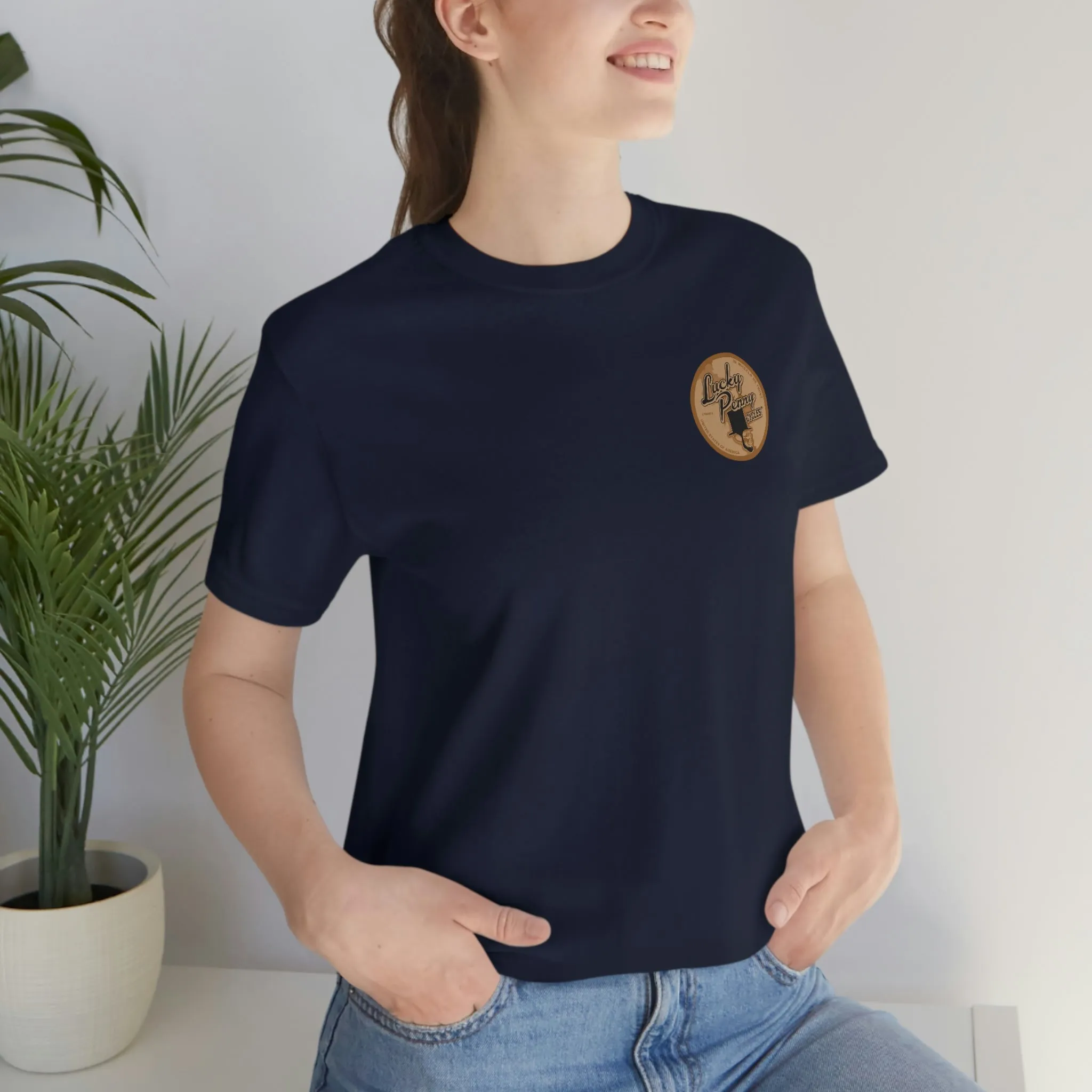 Lucky Penny Cycles Vintage Copper Shield T-Shirt