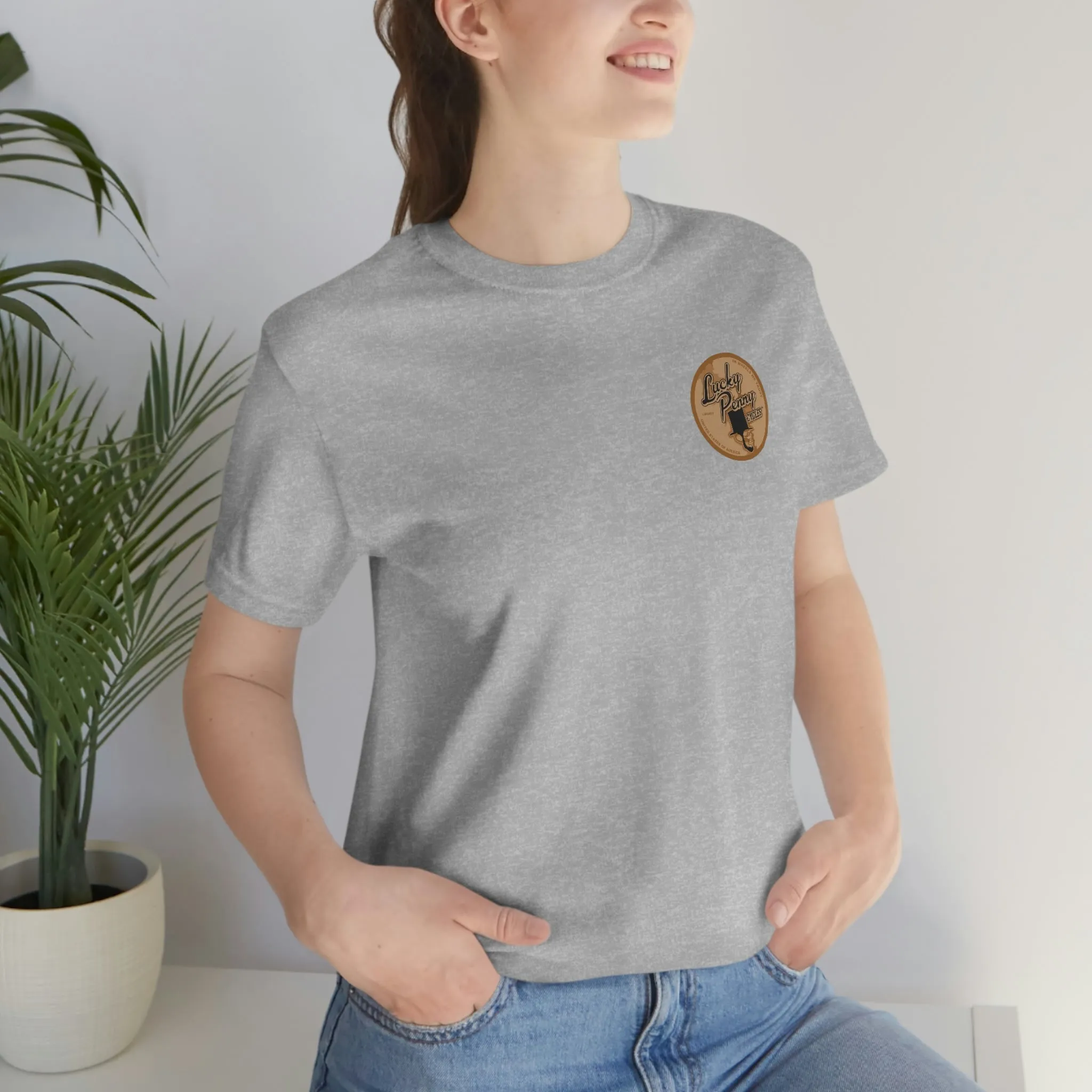 Lucky Penny Cycles Vintage Copper Shield T-Shirt