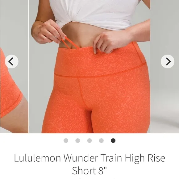 Lululemon Wunder Train HR Size 14 Short 8” Spiced Chai SCHI