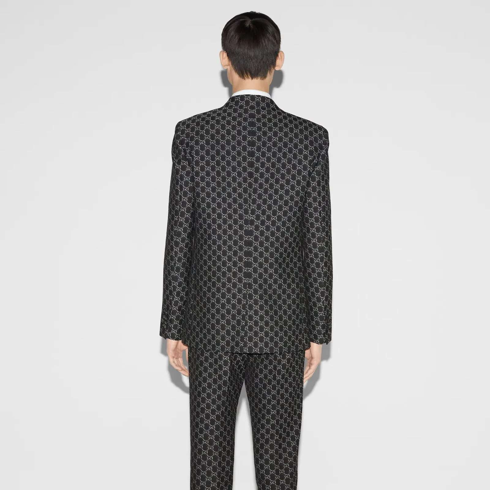 Luxury Wool jacket with GG Shadow