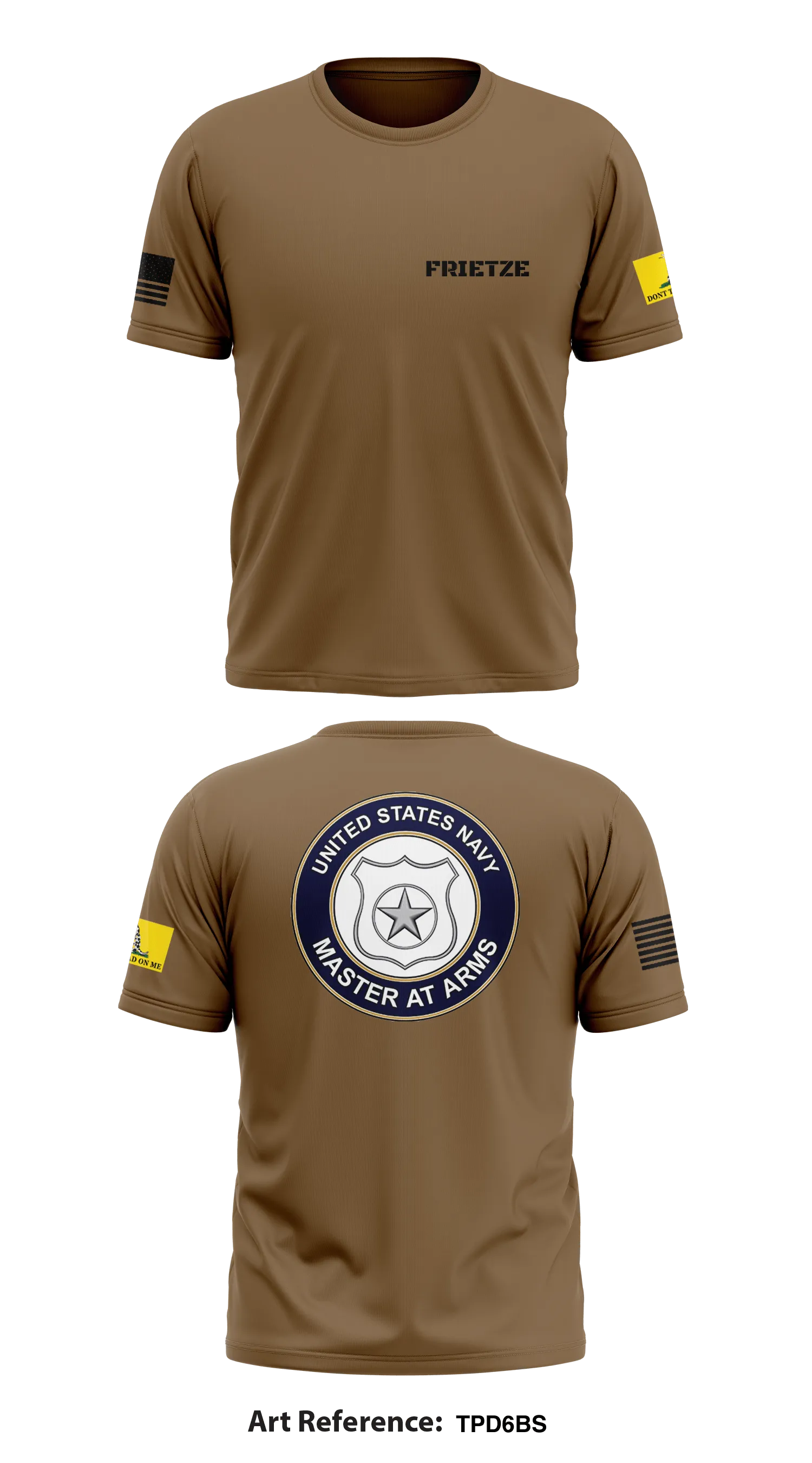 Master at Arms Store 1 Core Men's SS Performance Tee - TPD6bS