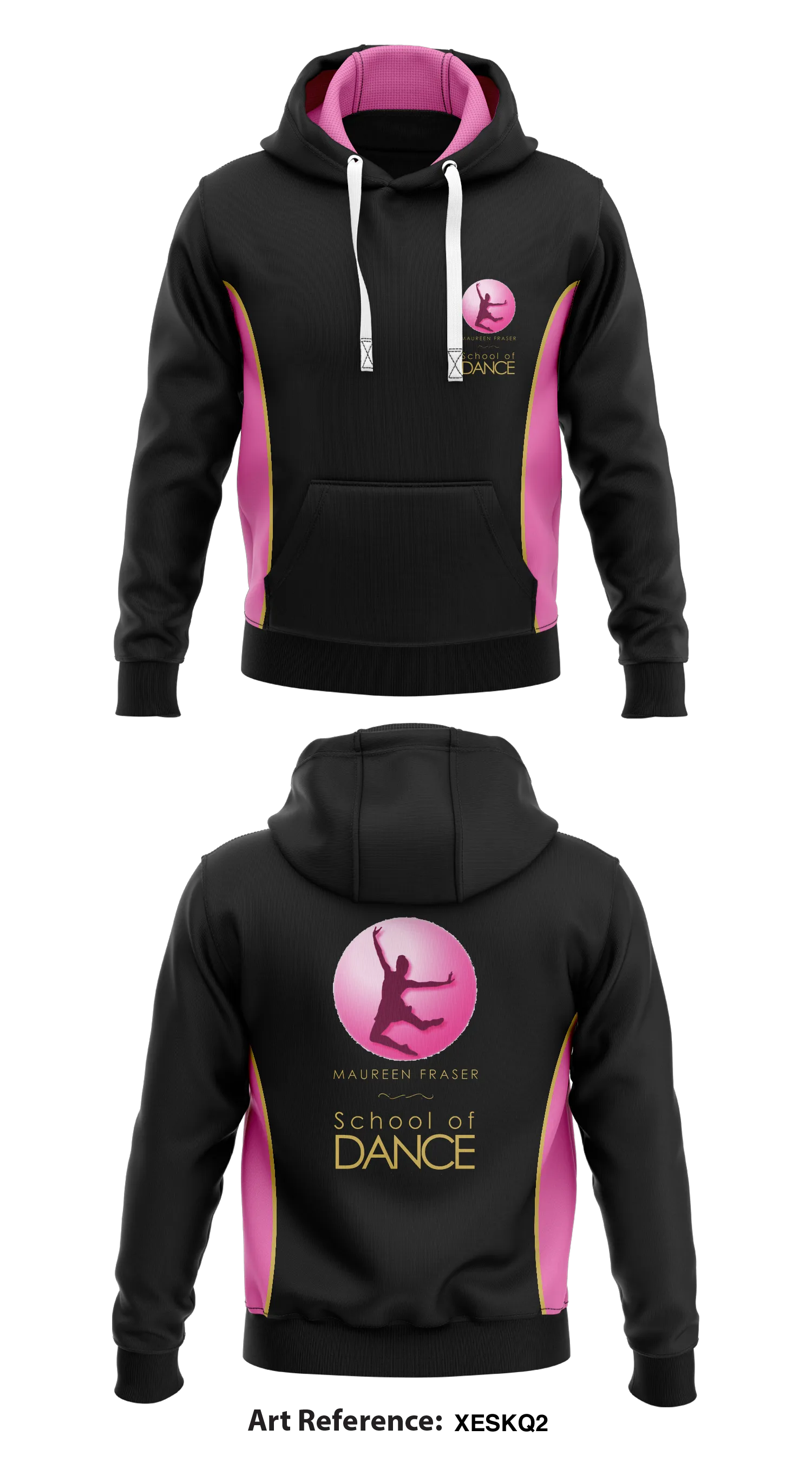 Maureen Fraser School of Dance Store 1  Core Men's Hooded Performance Sweatshirt - XESKQ2
