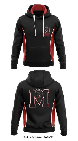 McComb Baseball  Core Men's Hooded Performance Sweatshirt - zar6ft
