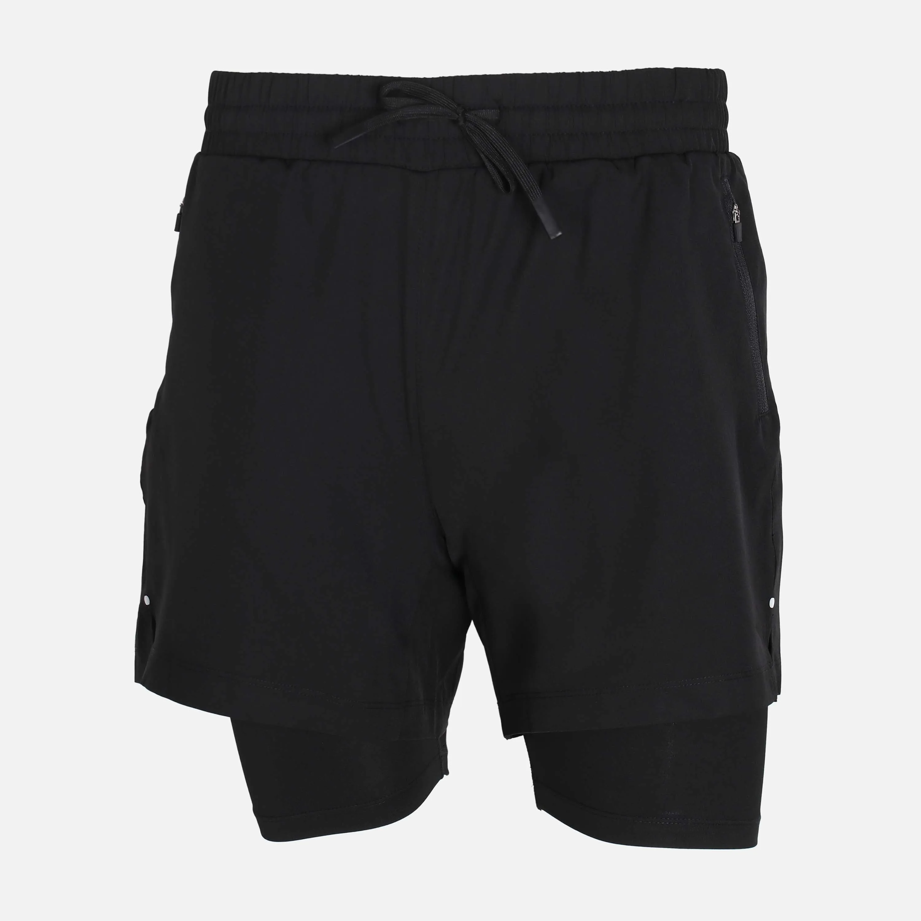 MEN FITNESS DOUBLE LAYER SHORTS