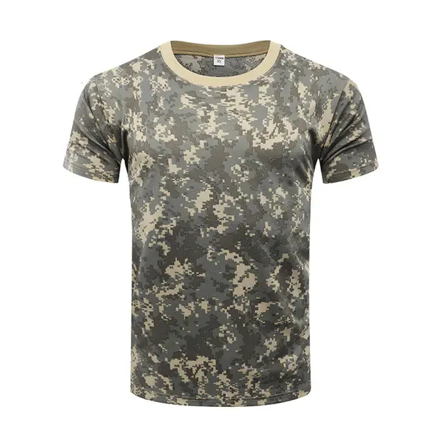 Men's Camouflage Tactical Short Sleeve T-Shirt
