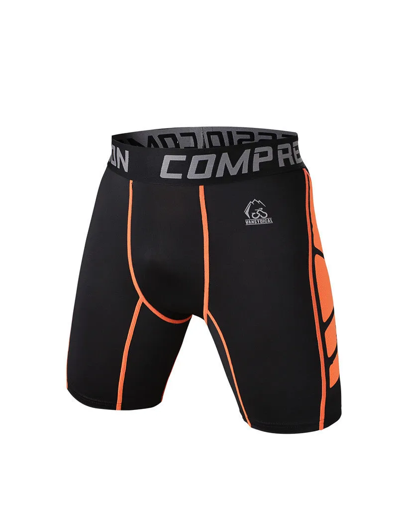 Mens Compression Shorts Tights Base Layer Sports Running Outdoor Soccer Basketball Football Tights Men Summer Sports Gym Shorts