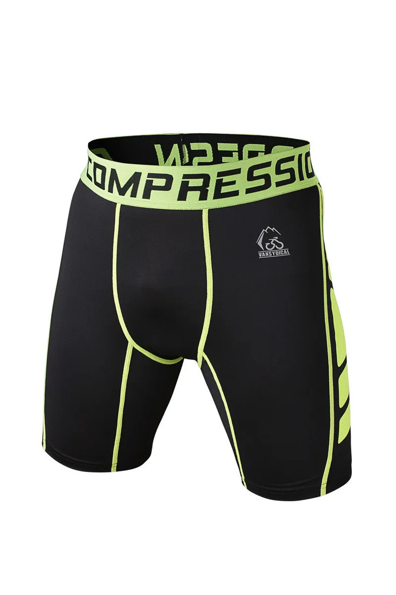 Mens Compression Shorts Tights Base Layer Sports Running Outdoor Soccer Basketball Football Tights Men Summer Sports Gym Shorts