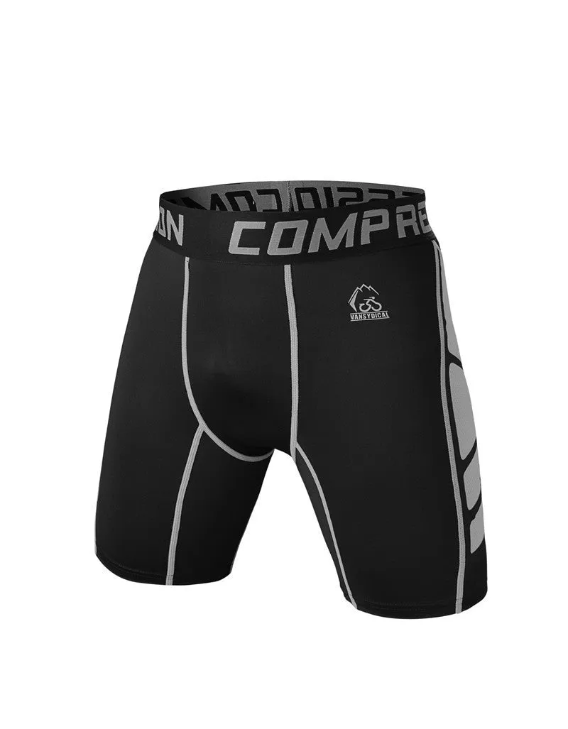 Mens Compression Shorts Tights Base Layer Sports Running Outdoor Soccer Basketball Football Tights Men Summer Sports Gym Shorts