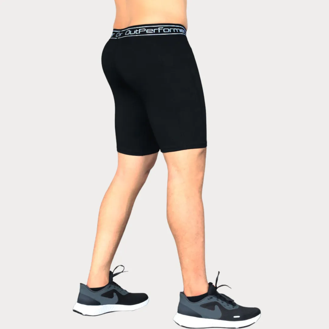 Men's Compression Wordmark Shorts