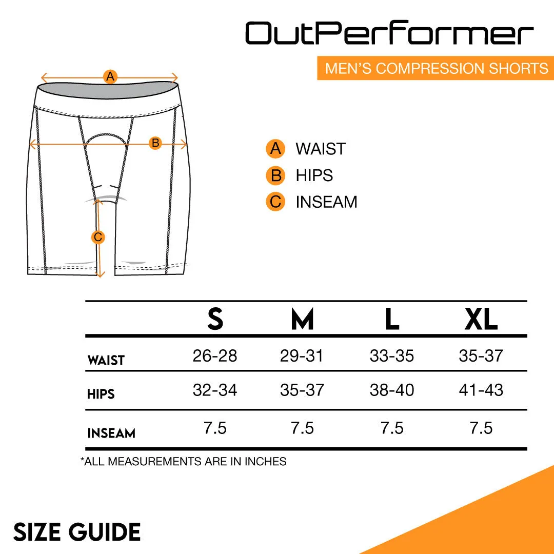 Men's Compression Wordmark Shorts