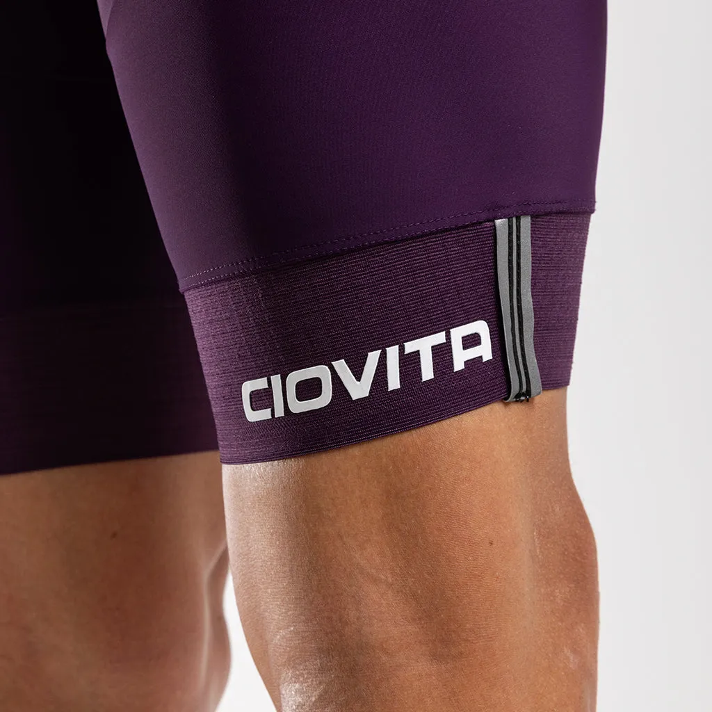Men's Corsa Bib Shorts 2.0 (Plum)
