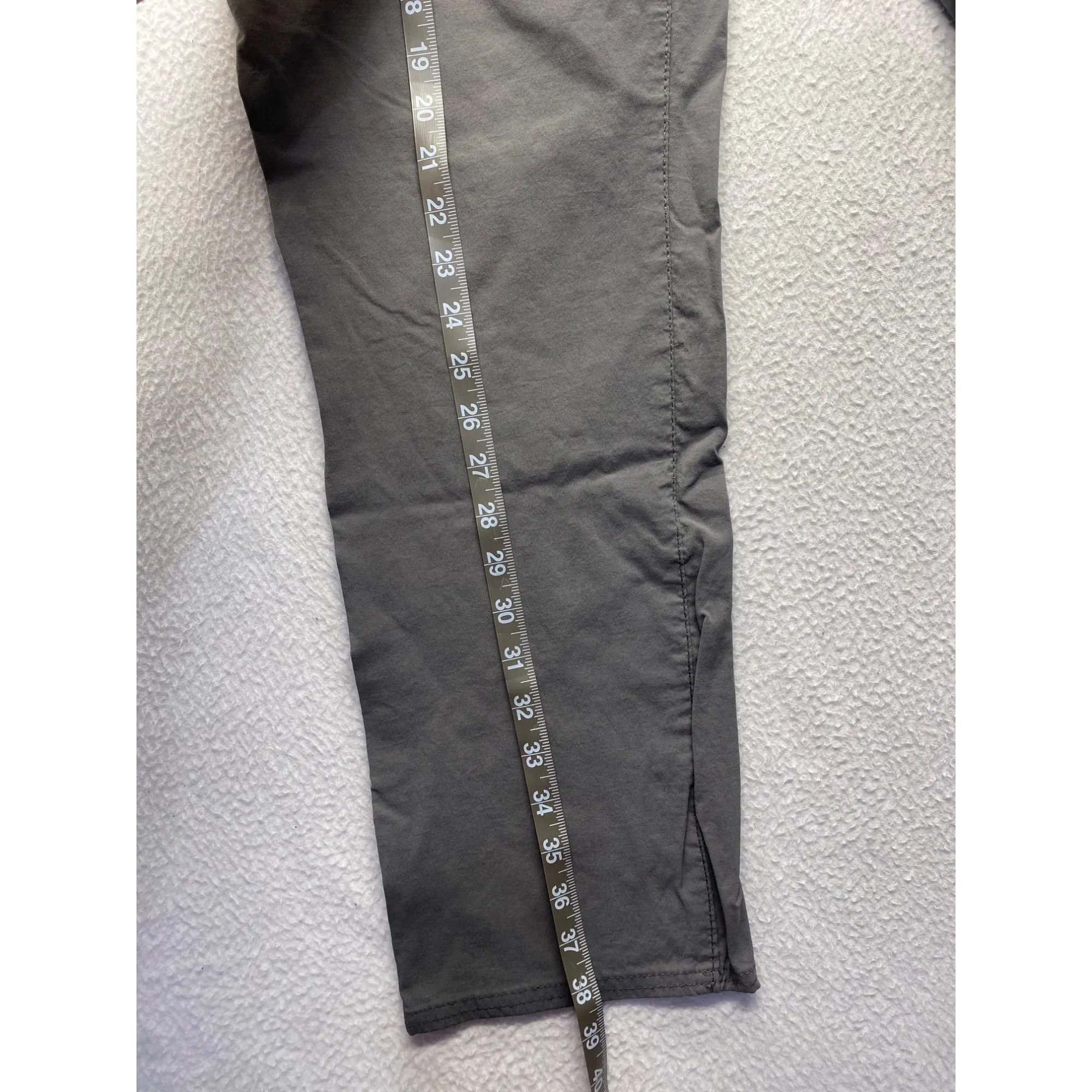 Mens Denali Gray Pants 34x30 Lightweight Stretch Casual Wear #7364