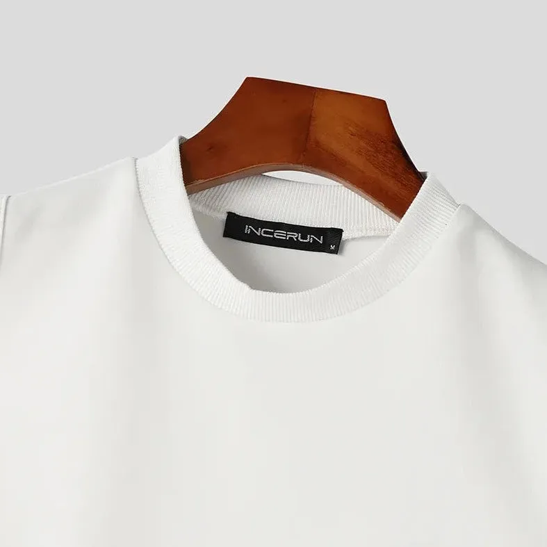 Men's Designer Hollow Out Crop Tops