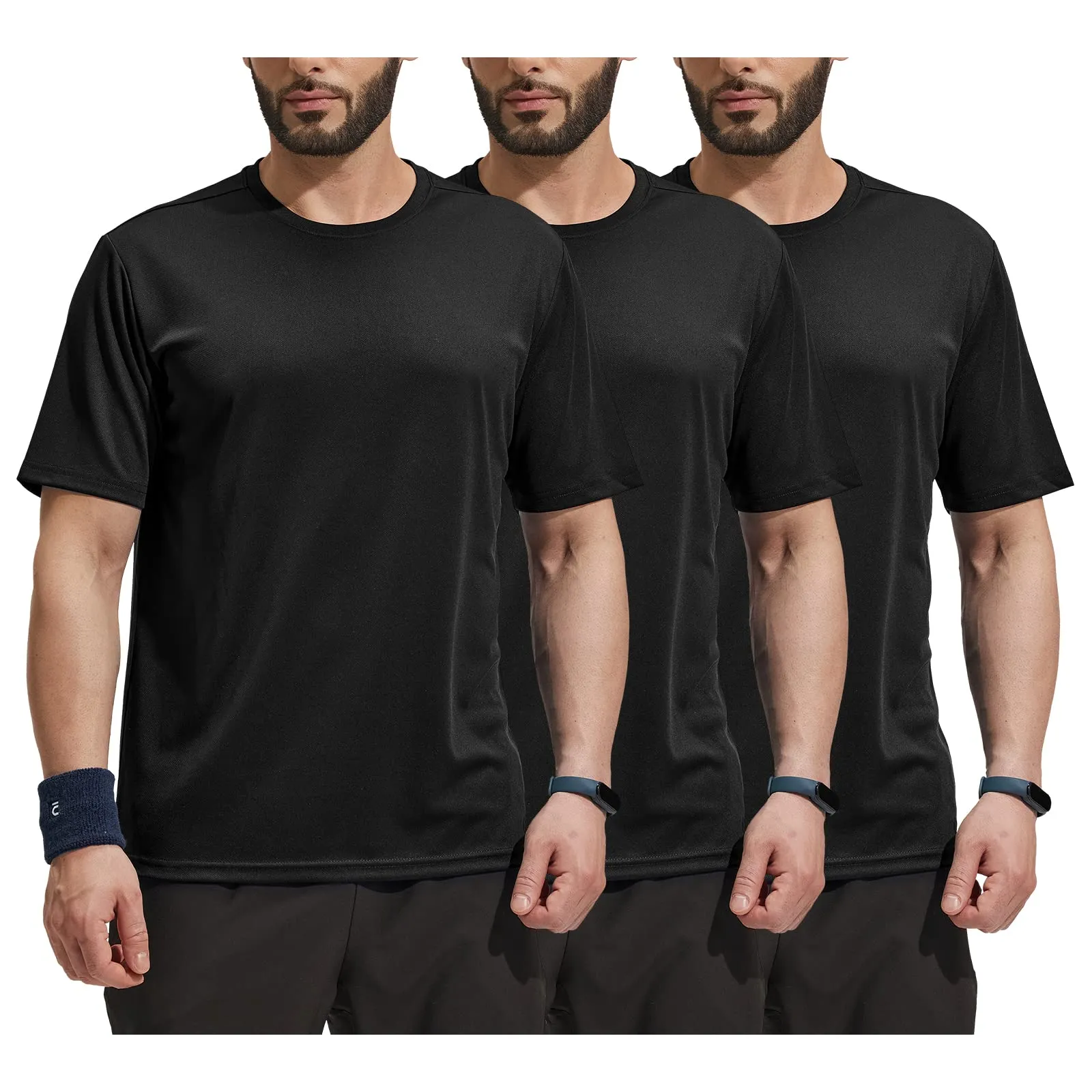 Men's Dry Fit Workout T-shirts for Gym Athletic Running