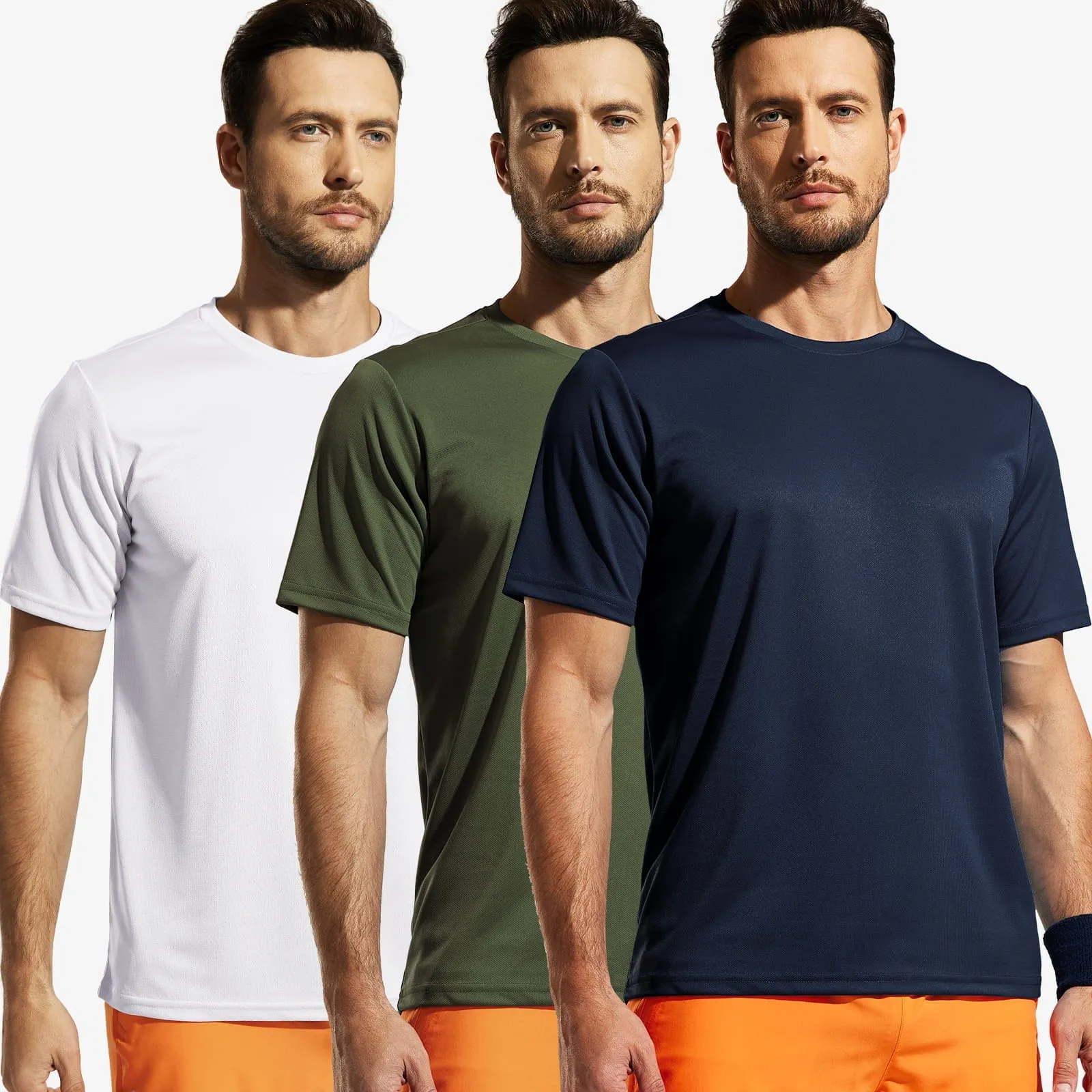 Men's Dry Fit Workout T-shirts for Gym Athletic Running