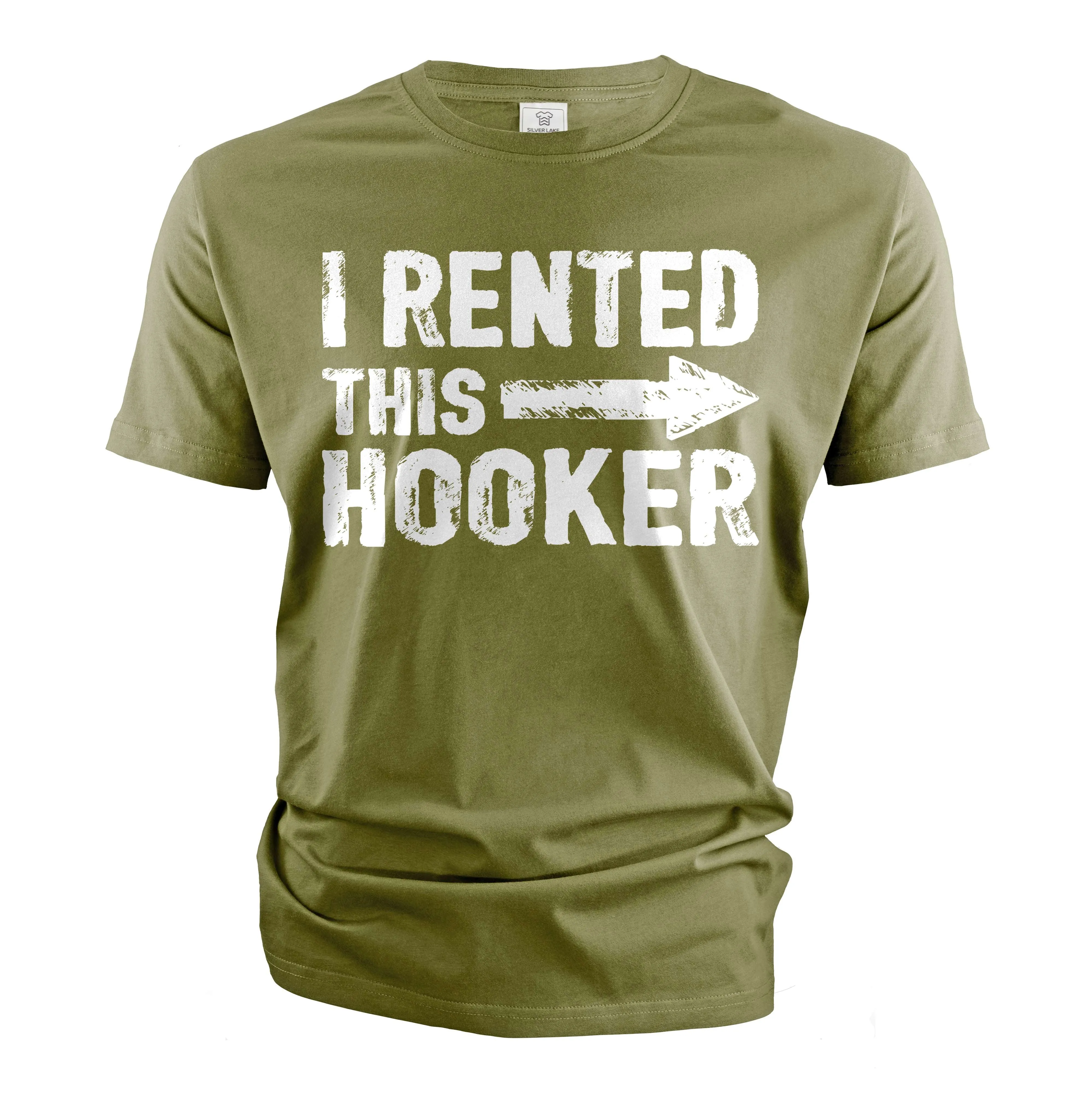 Men's Funny I rented this hooker T-shirt offensive humorous Birthday gift funny tee shirt