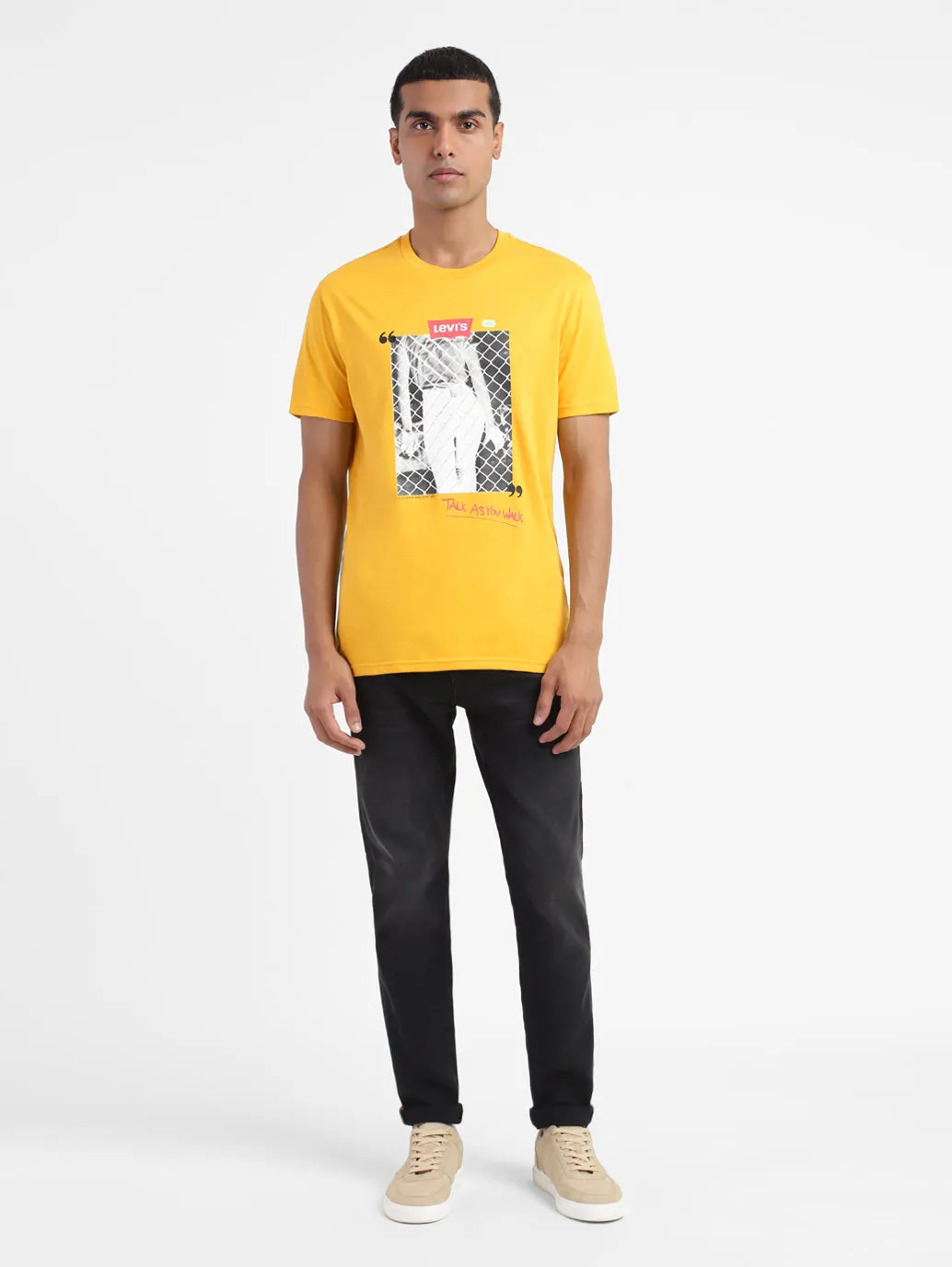 Men's Graphic Print Regular Fit T-shirt