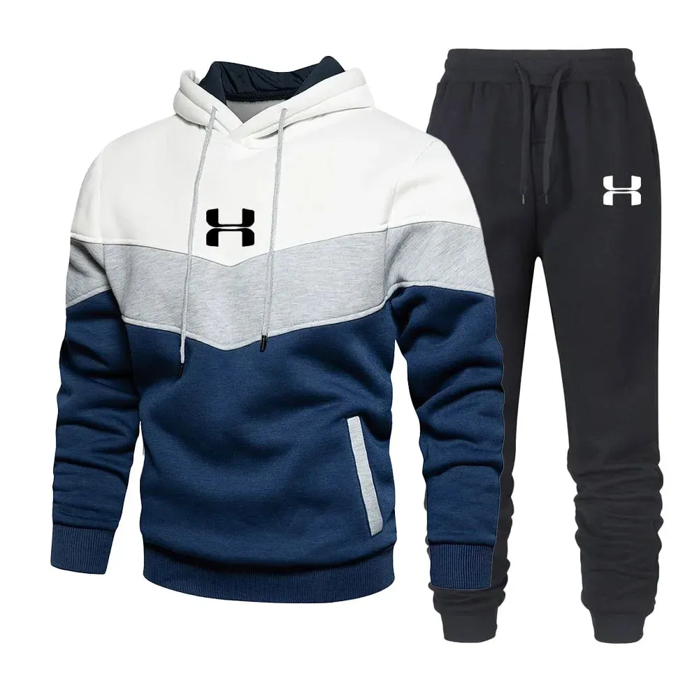 Men's Printed Tracksuit – Hoodie & Long Pants