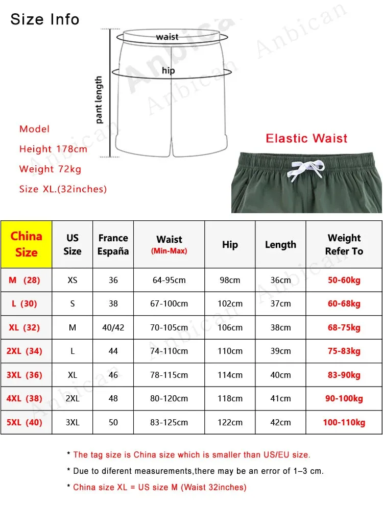 Men's Quick Dry Nylon Sports Shorts