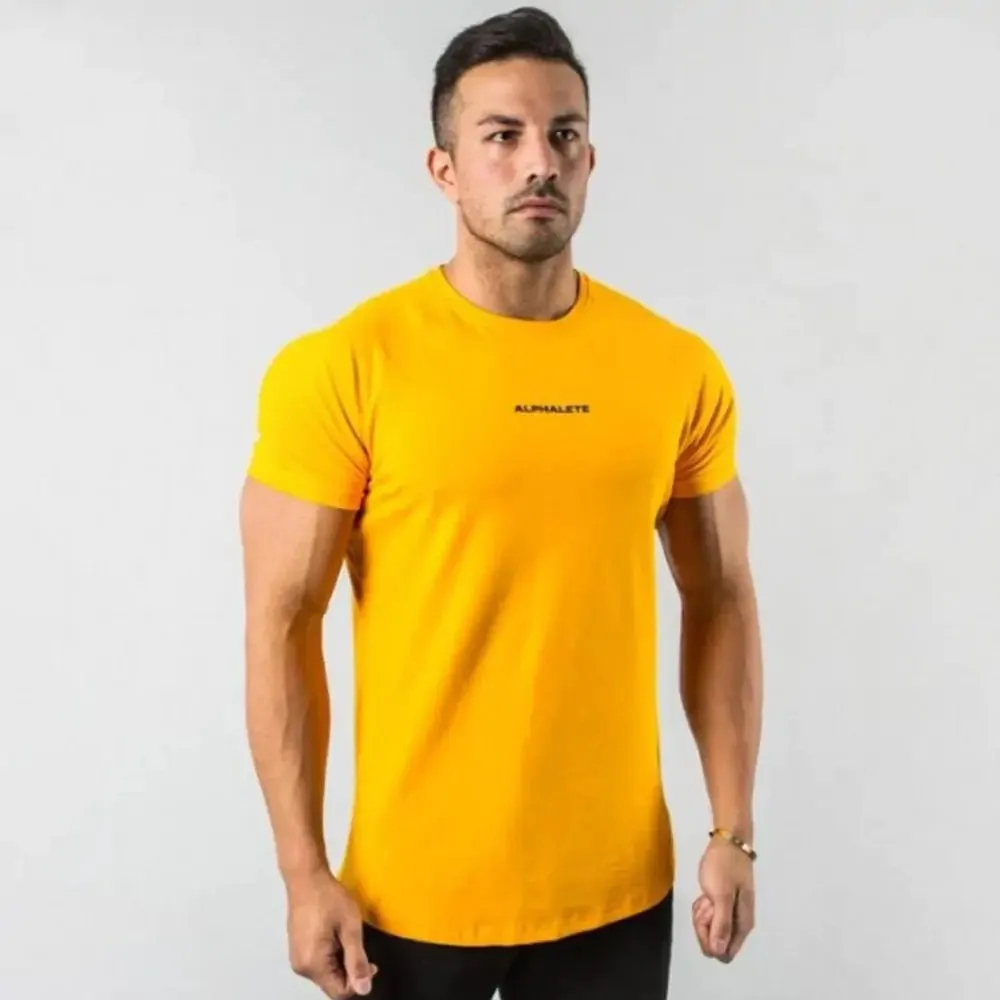 Men's Slim-Fit Gym T-Shirt – Perfect for Active Performance